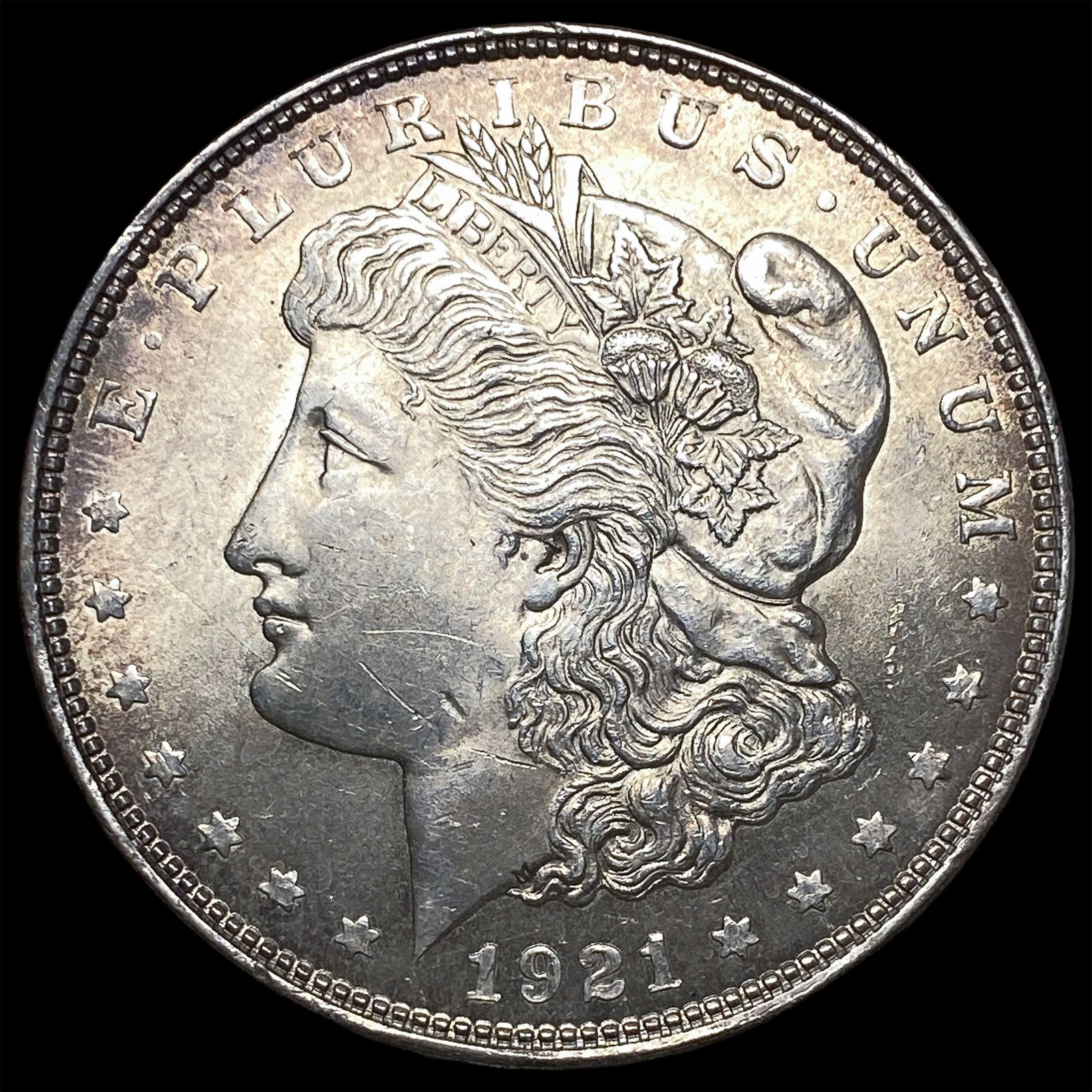 1921 Silver Morgan Dollar GEM BU