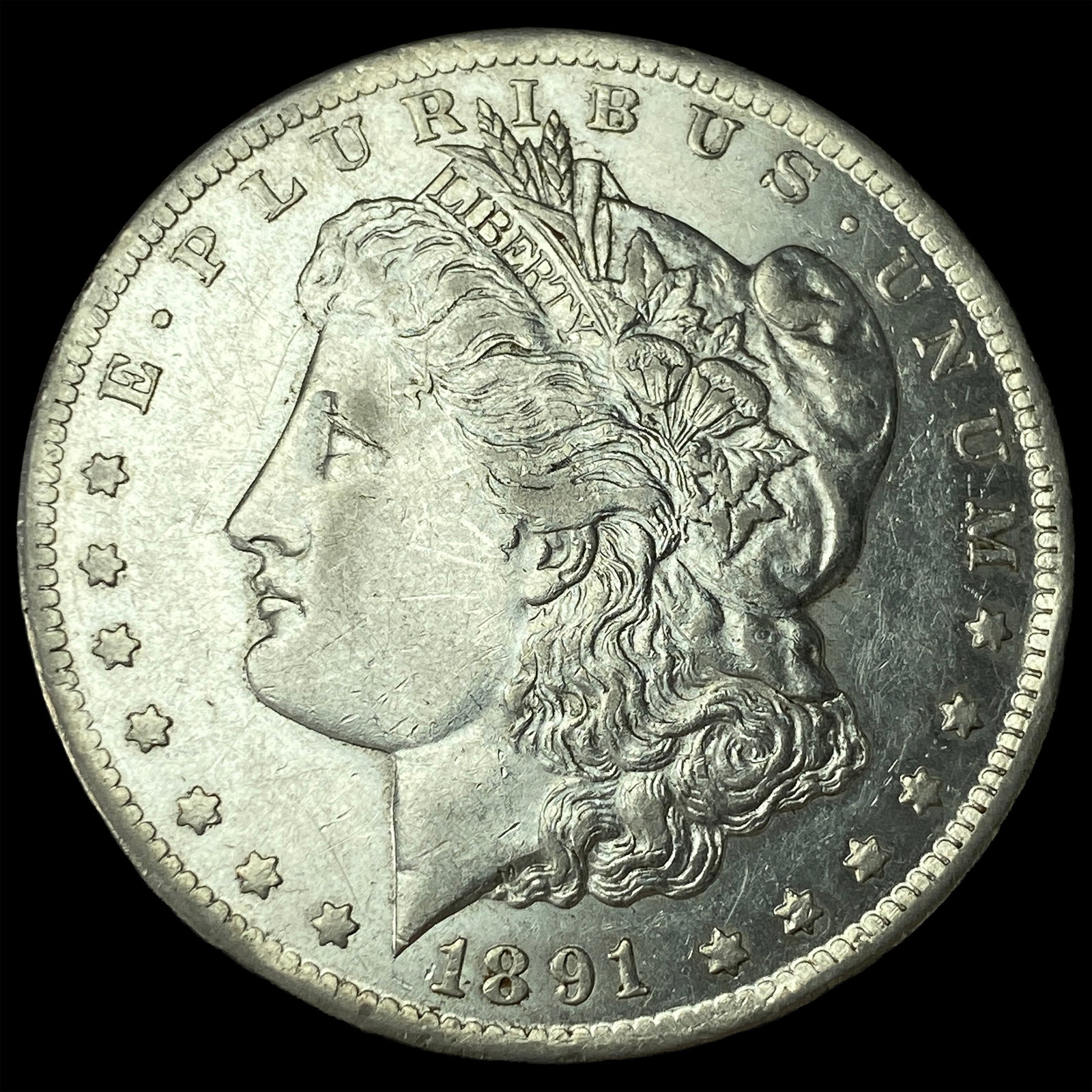 1891-CC Silver Morgan Dollar UNCIRCULATED (1 of 2)