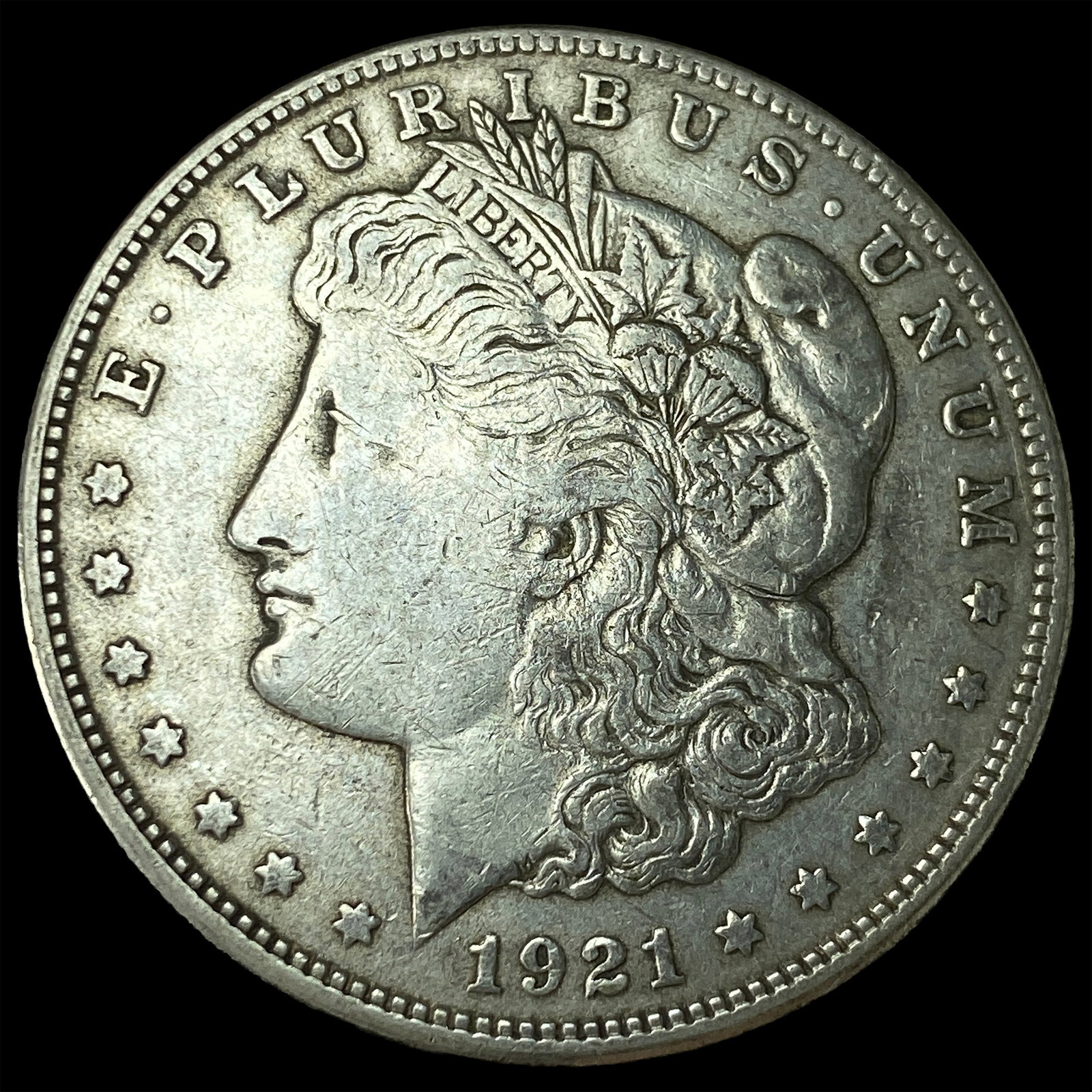 1921-S Silver Morgan Dollar NEARLY UNCIRCULATED