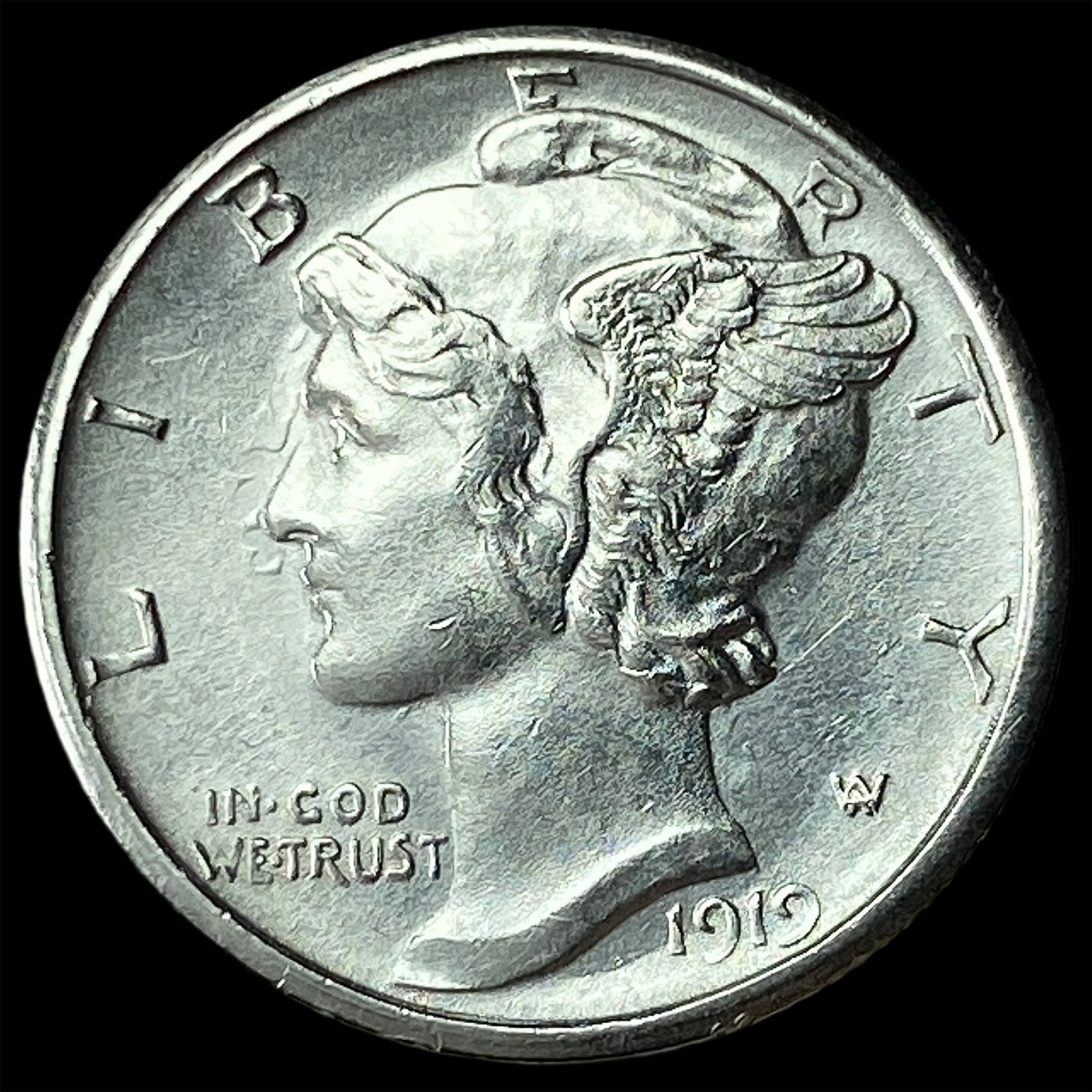 1919 Mercury Dime UNCIRCULATED (1 of 2)