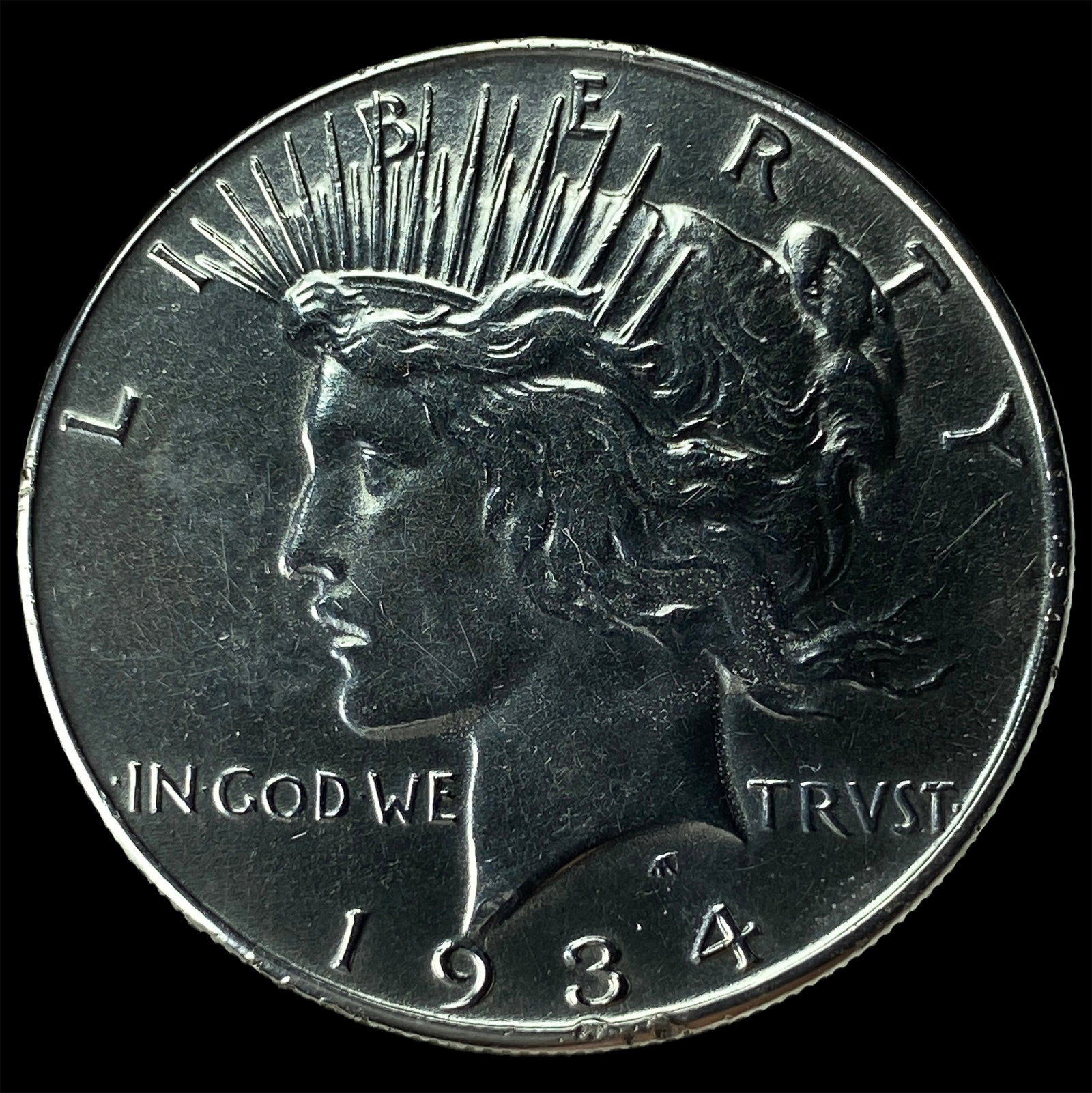 1934 Peace Silver Dollar UNCIRCULATED: 1934 Peace Silver Dollar UNCIRCULATED