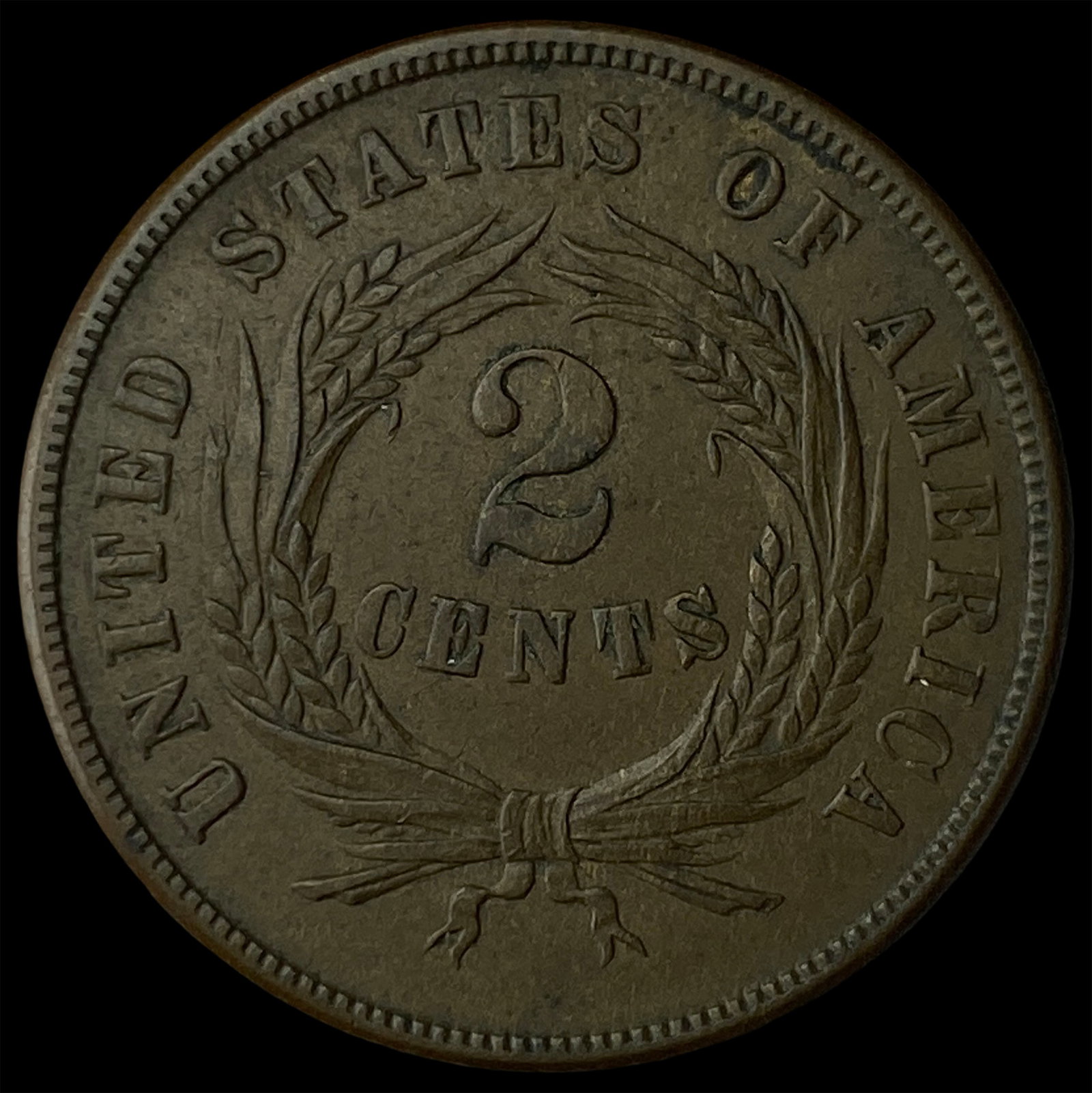 1865 BN Bronze Two-Cent Piece UNCIRCULATED - 2
