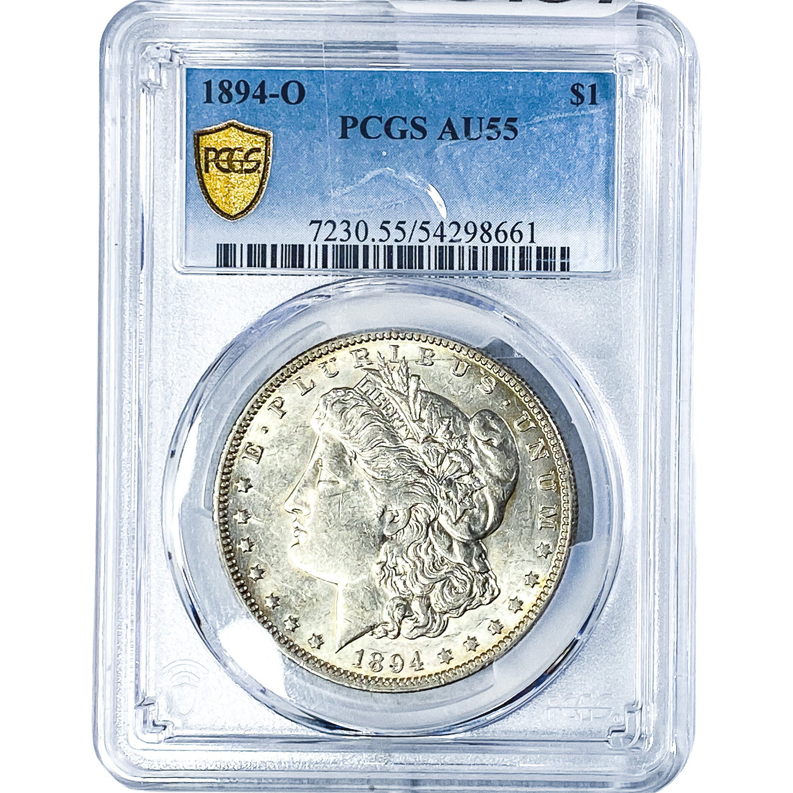 1894 Morgan Silver Dollar PCGS AU55: 1894 Morgan Silver Dollar PCGS AU55
