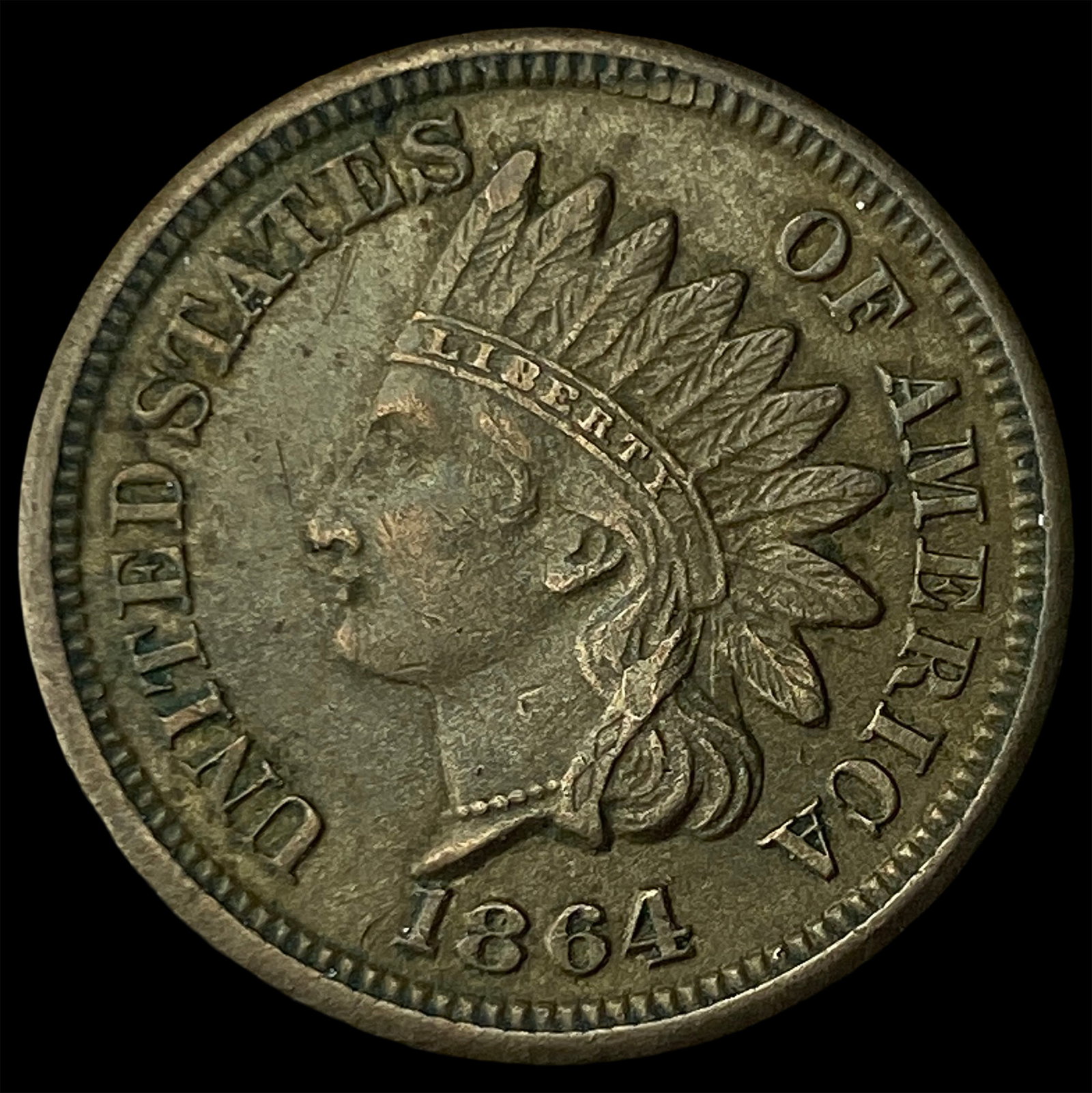 1864 Bronze Indian Head Cent UNCIRCULATED (1 of 2)