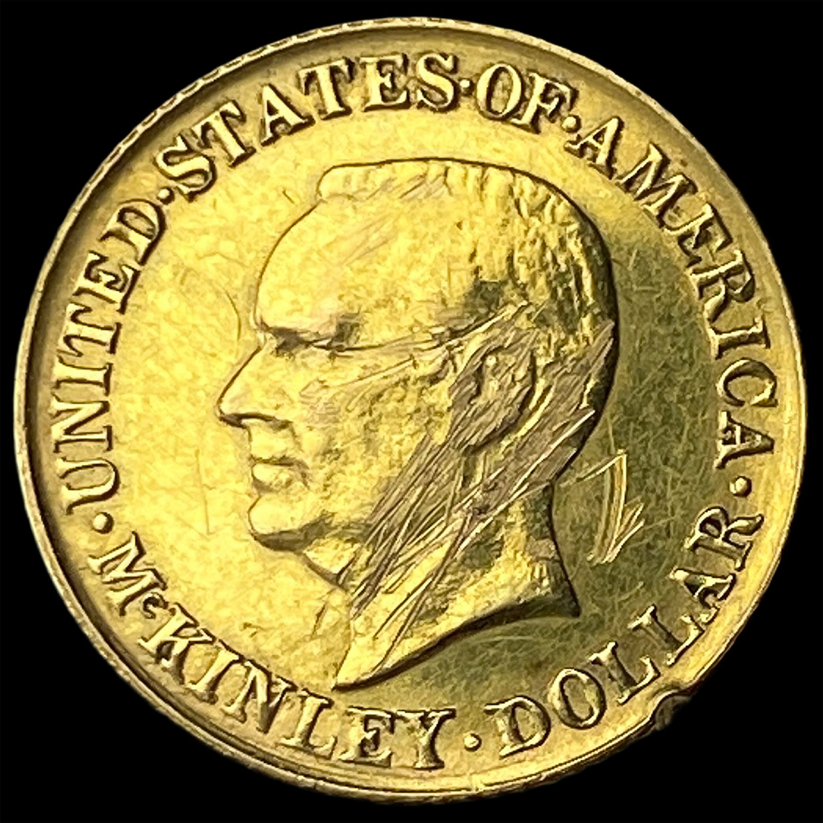 1916 Gold McKinley Birthplace Memorial Dollar HIGH GRADE (1 of 2)