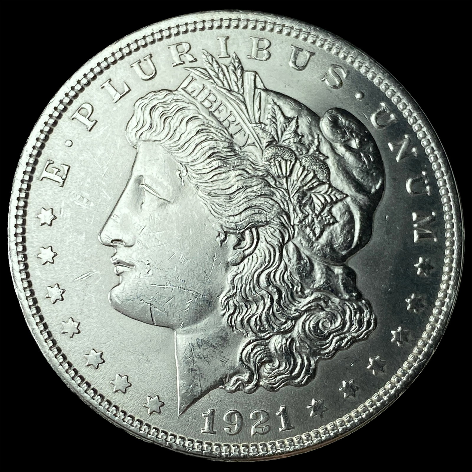 1921 Silver Morgan Dollar UNCIRCULATED: 1921 Silver Morgan Dollar UNCIRCULATED