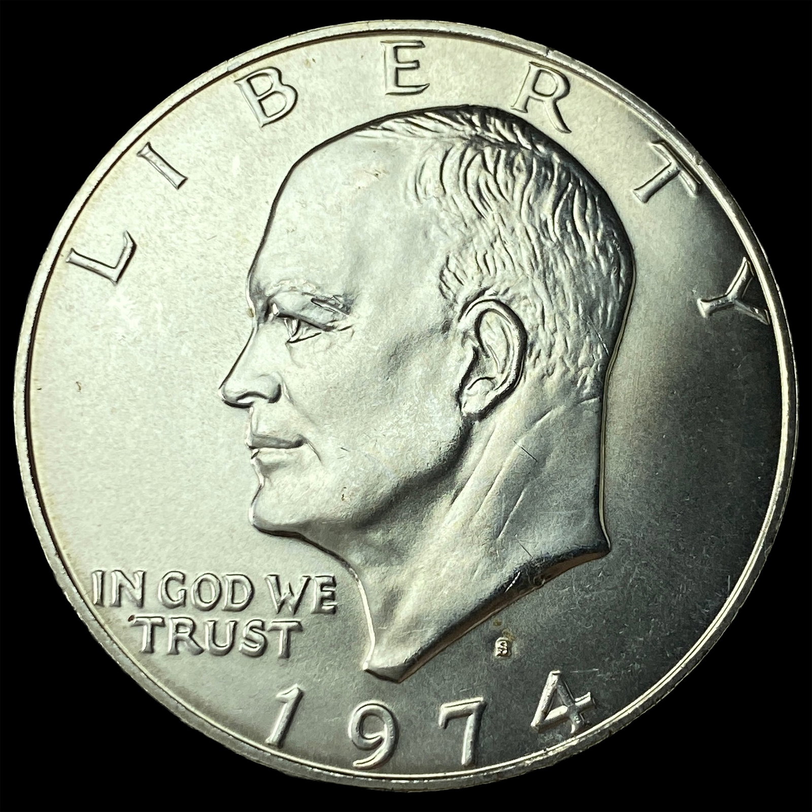 1974-S Eisenhower Dollar SUPERB GEM BU: 1974-S Eisenhower Dollar SUPERB GEM BU