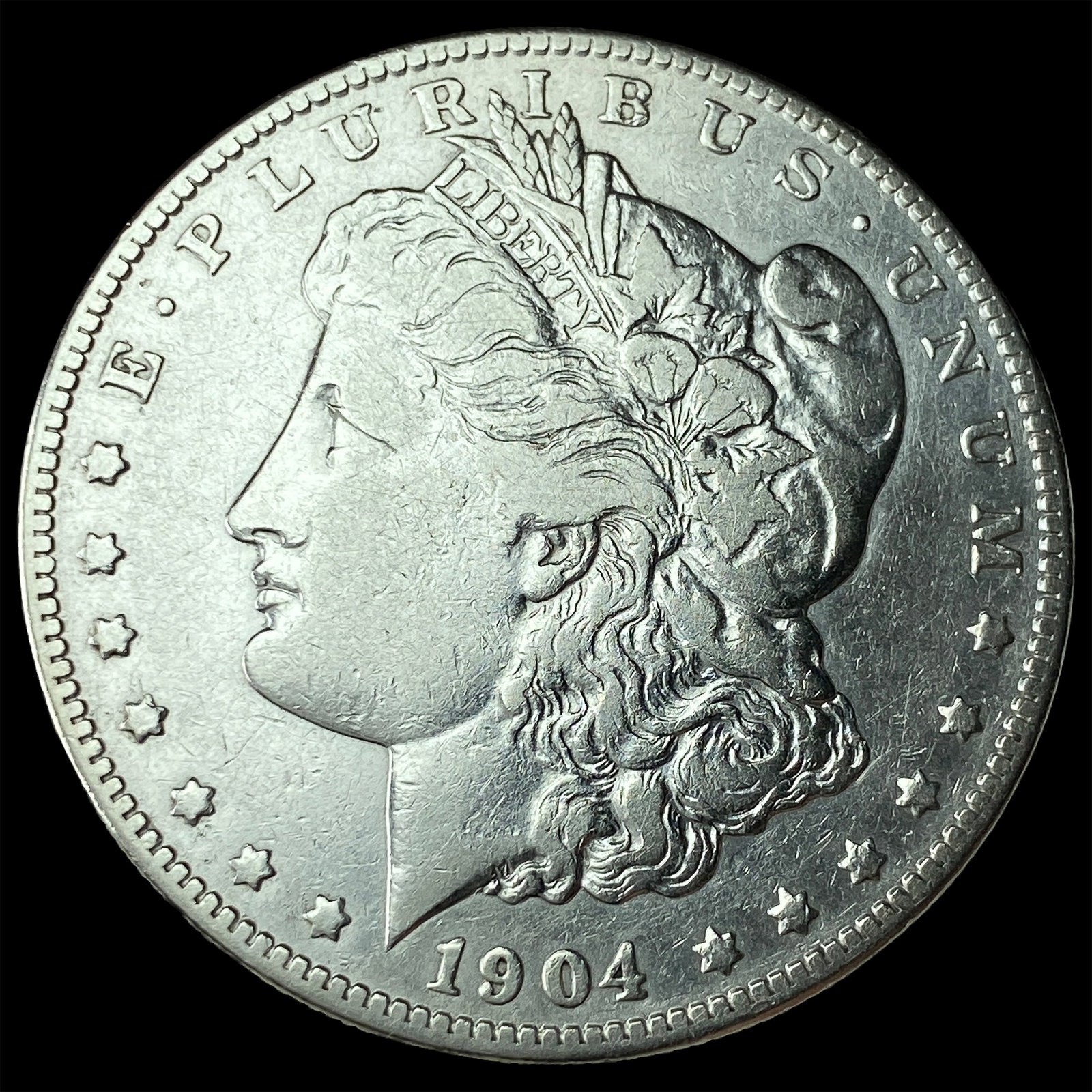 1904-S Silver Morgan Dollar NEARLY UNCIRCULATED