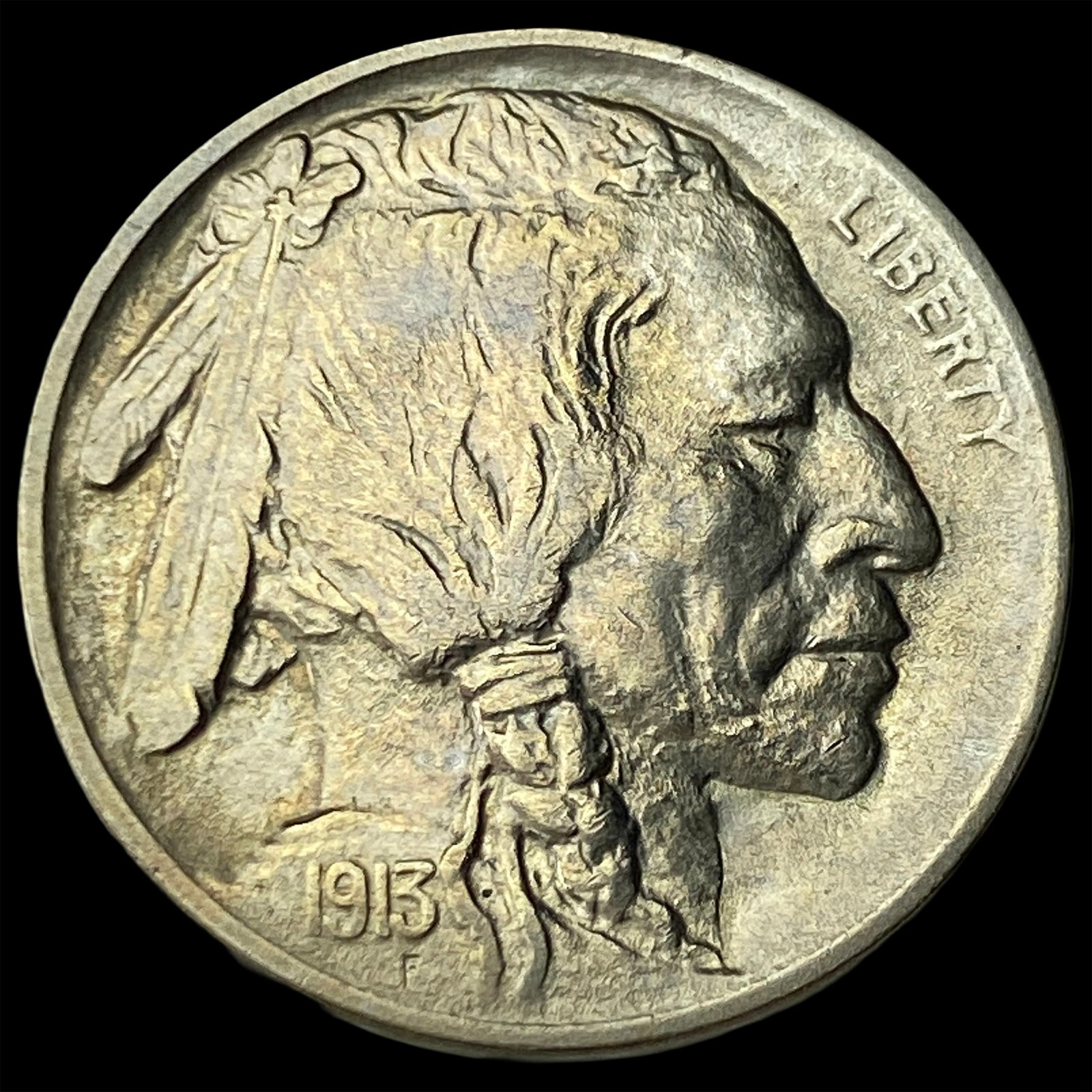 1913 Type 1 Buffalo Nickel CHOICE BU: 1913 Type 1 Buffalo Nickel CHOICE BU