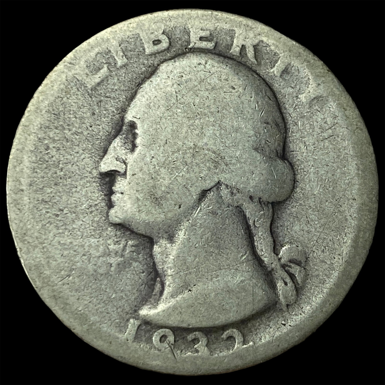 1932-D Silver Washington Quarter NICELY CIRCULATED (1 of 2)