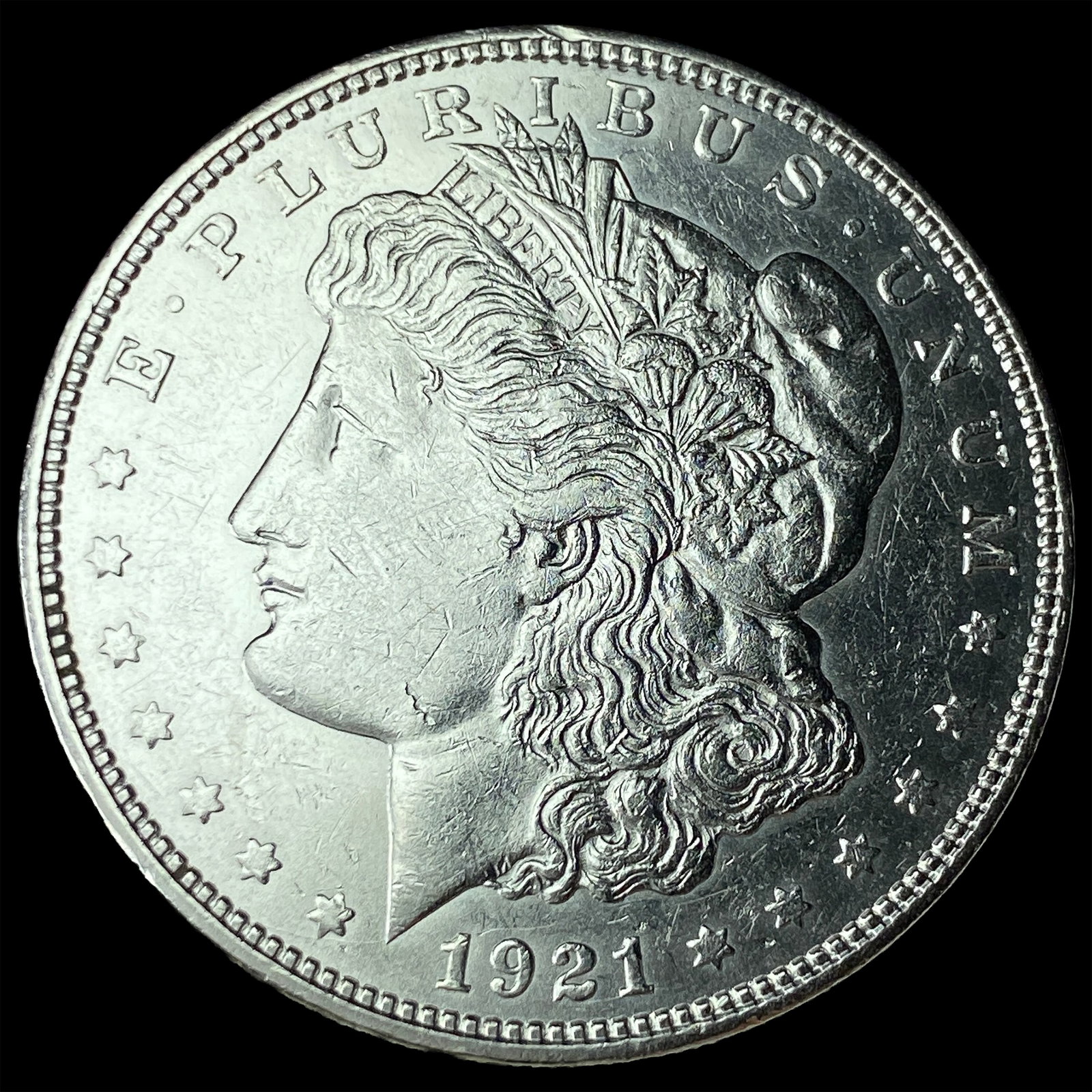 1921-S Silver Morgan Dollar CHOICE AU