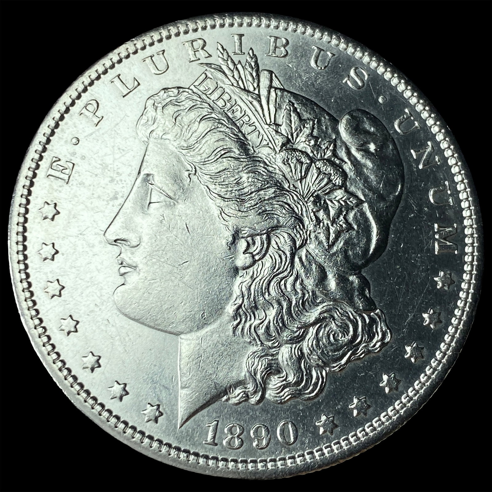 1890-S Silver Morgan Dollar CHOICE BU