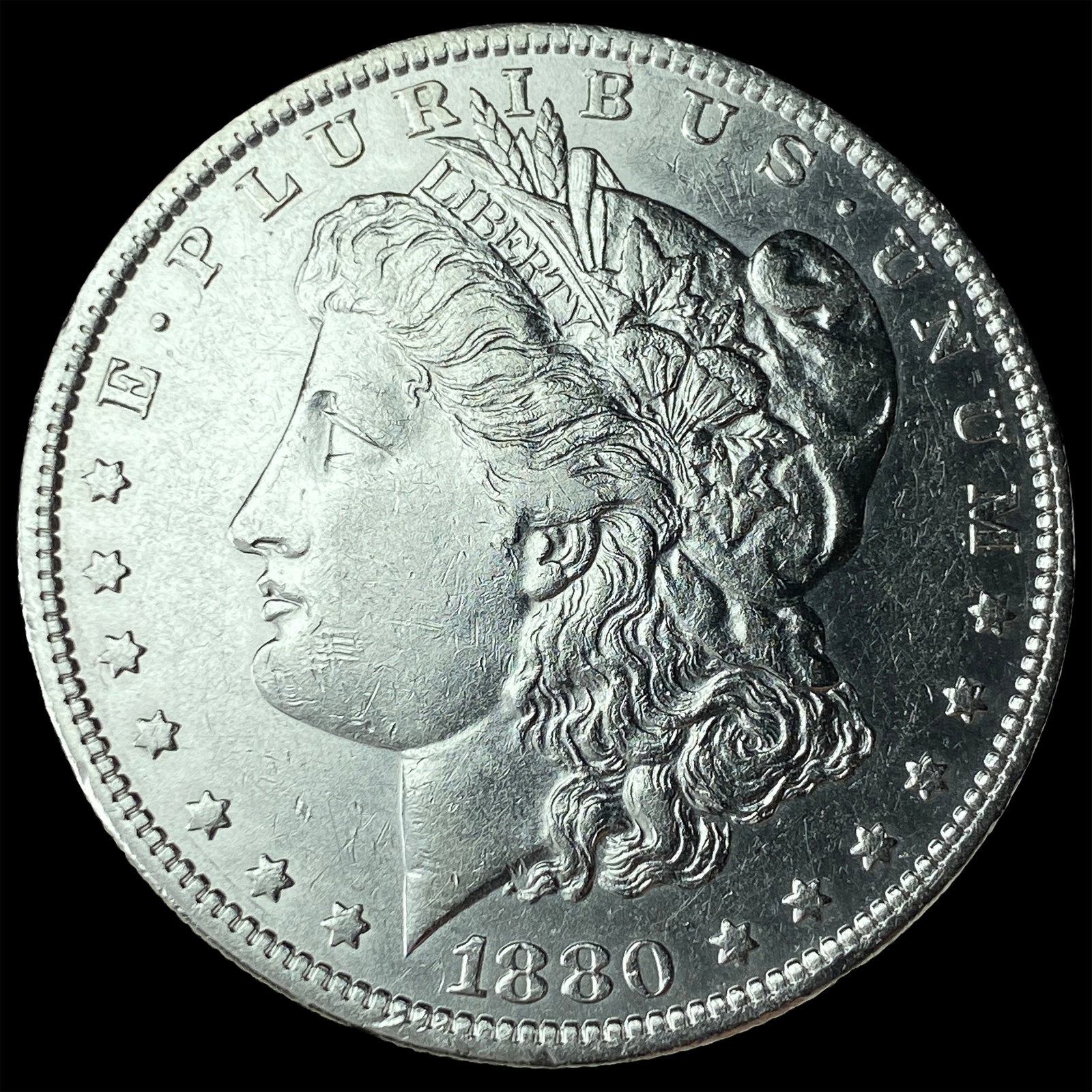 1880 Morgan Silver Dollar CHOICE AU