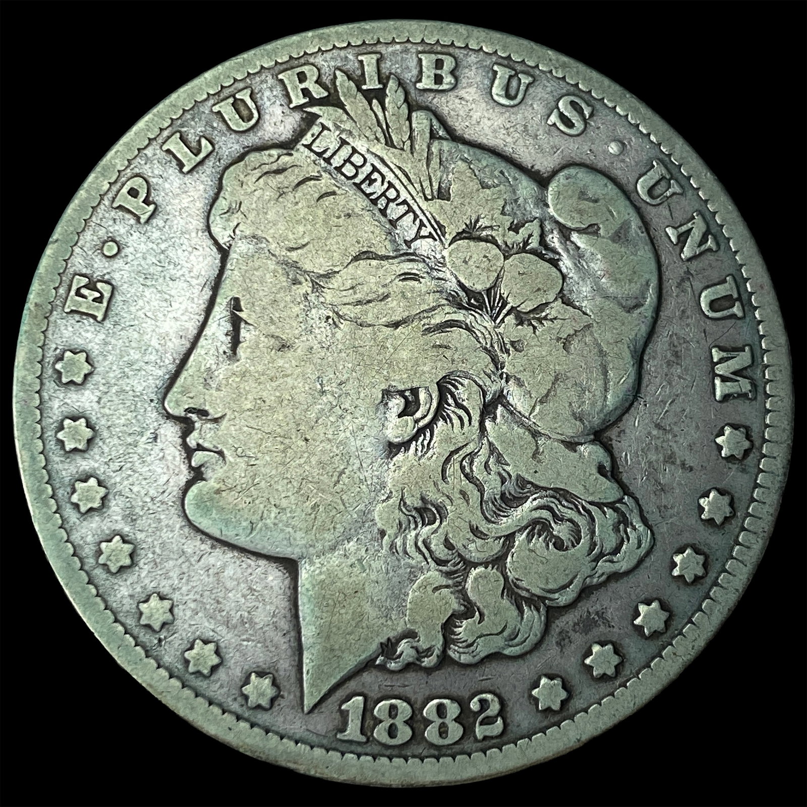 1882-CC Silver Morgan Dollar LIGHTLY CIRCULATED