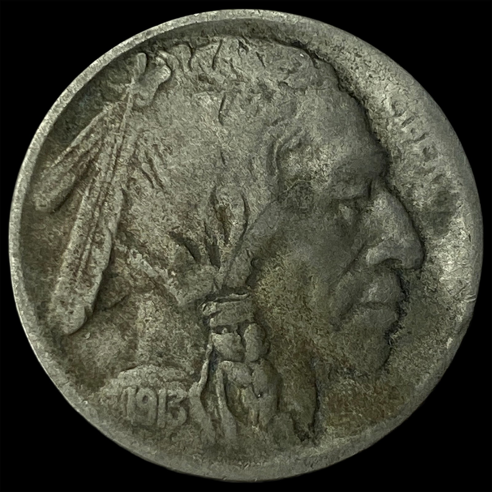 1913 Type 1 Buffalo Nickel NEARLY UNCIRCULATED