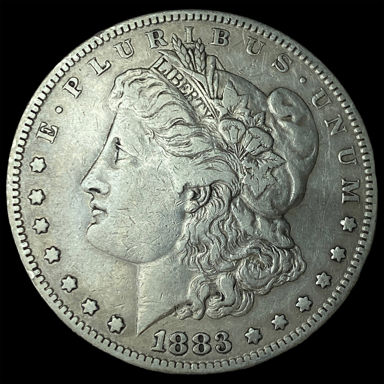 1883-S Silver Morgan Dollar CLOSELY UNCIRCULATED