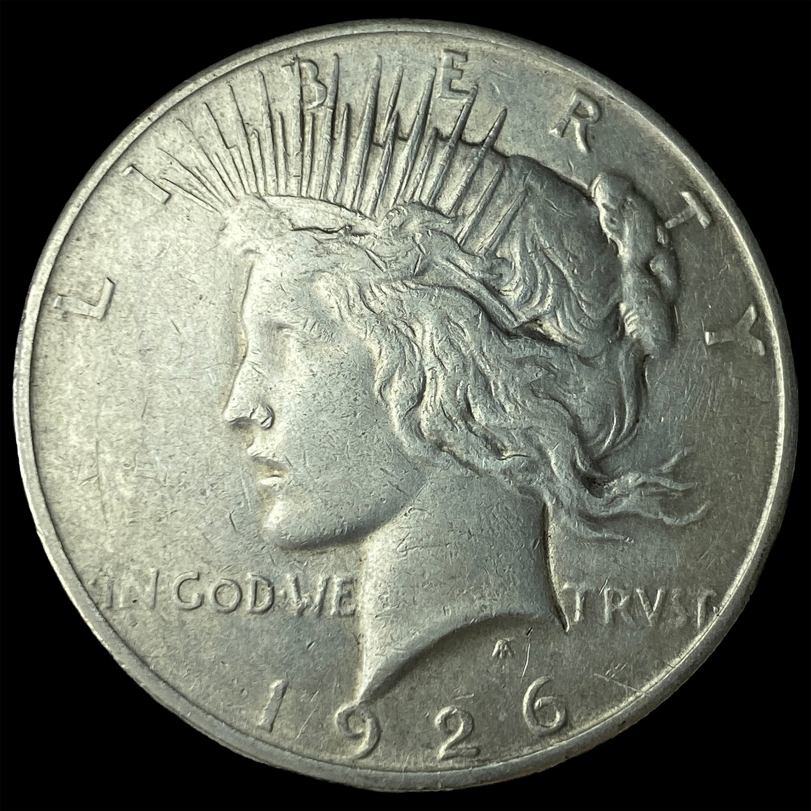 1926-D Silver Peace Dollar CHOICE AU