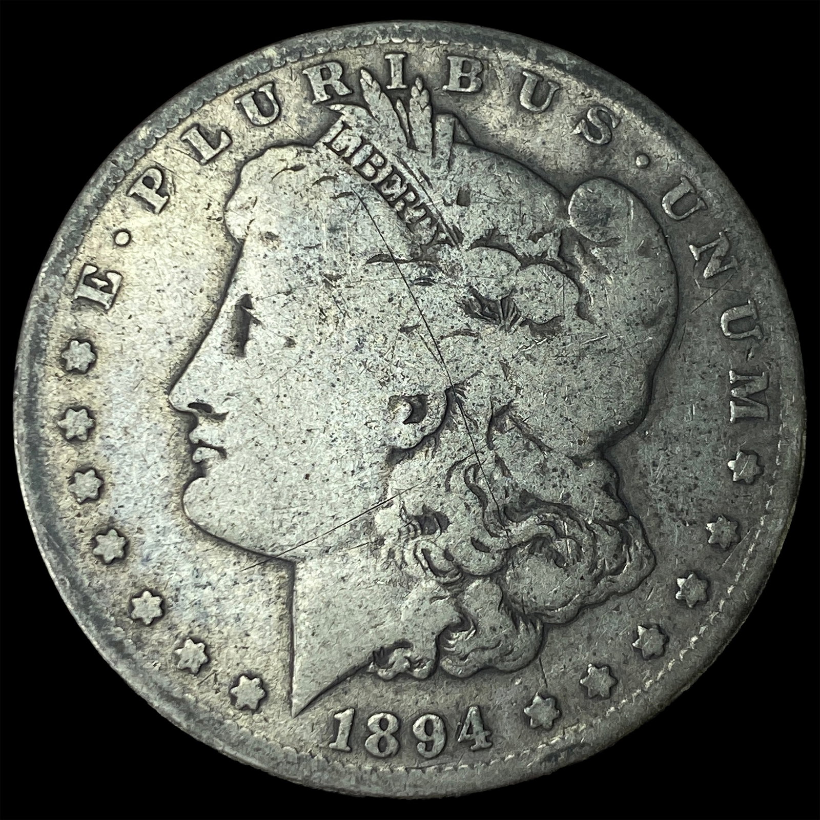 1894 Silver Morgan Dollar NICELY CIRCULATED: 1894 Silver Morgan Dollar NICELY CIRCULATED
