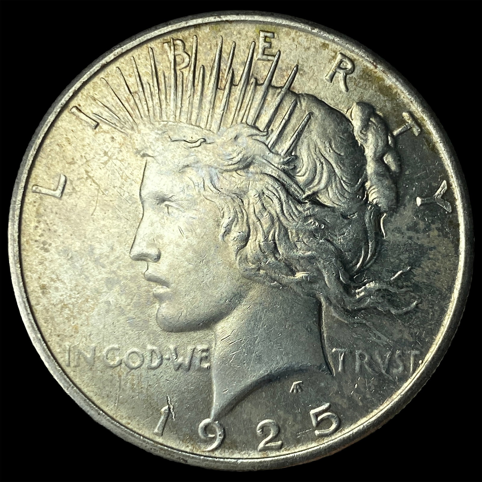 1925 Silver Peace Dollar GEM BU (1 of 2)