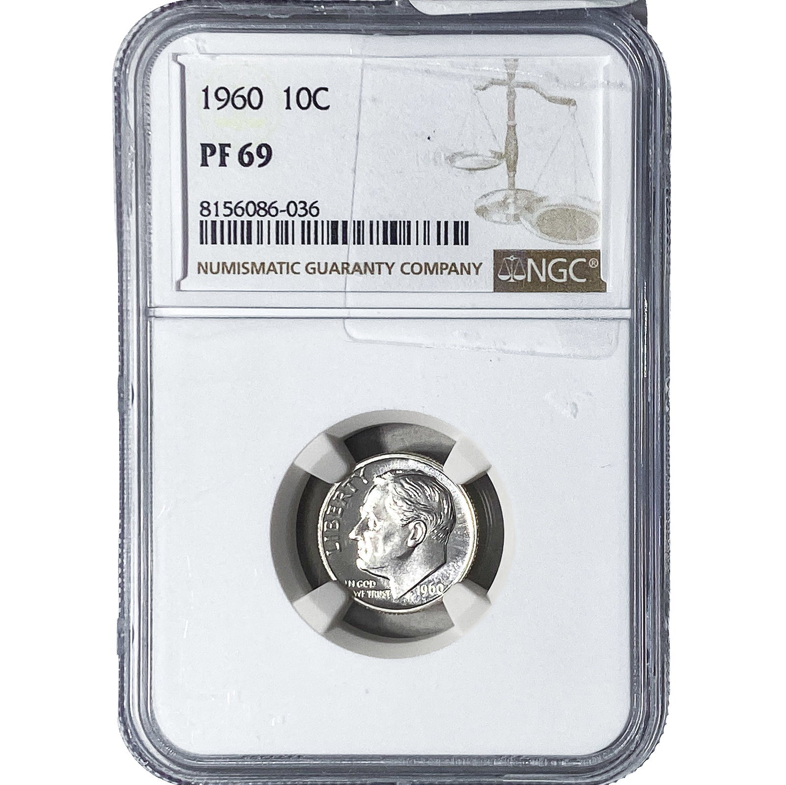 1960 Franklin Dime NGC PF69 (1 of 2)