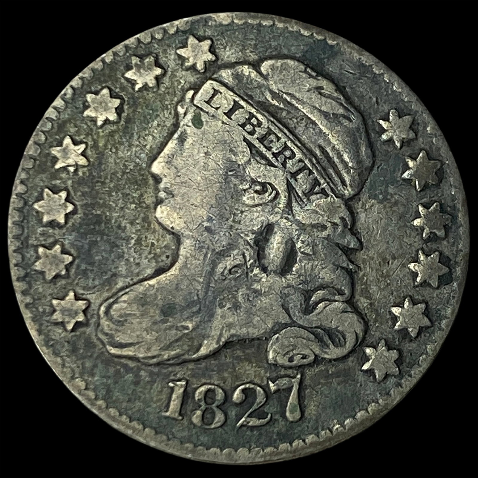 1827 Capped Bust Dime LIGHTLY CIRCULATED (1 of 2)