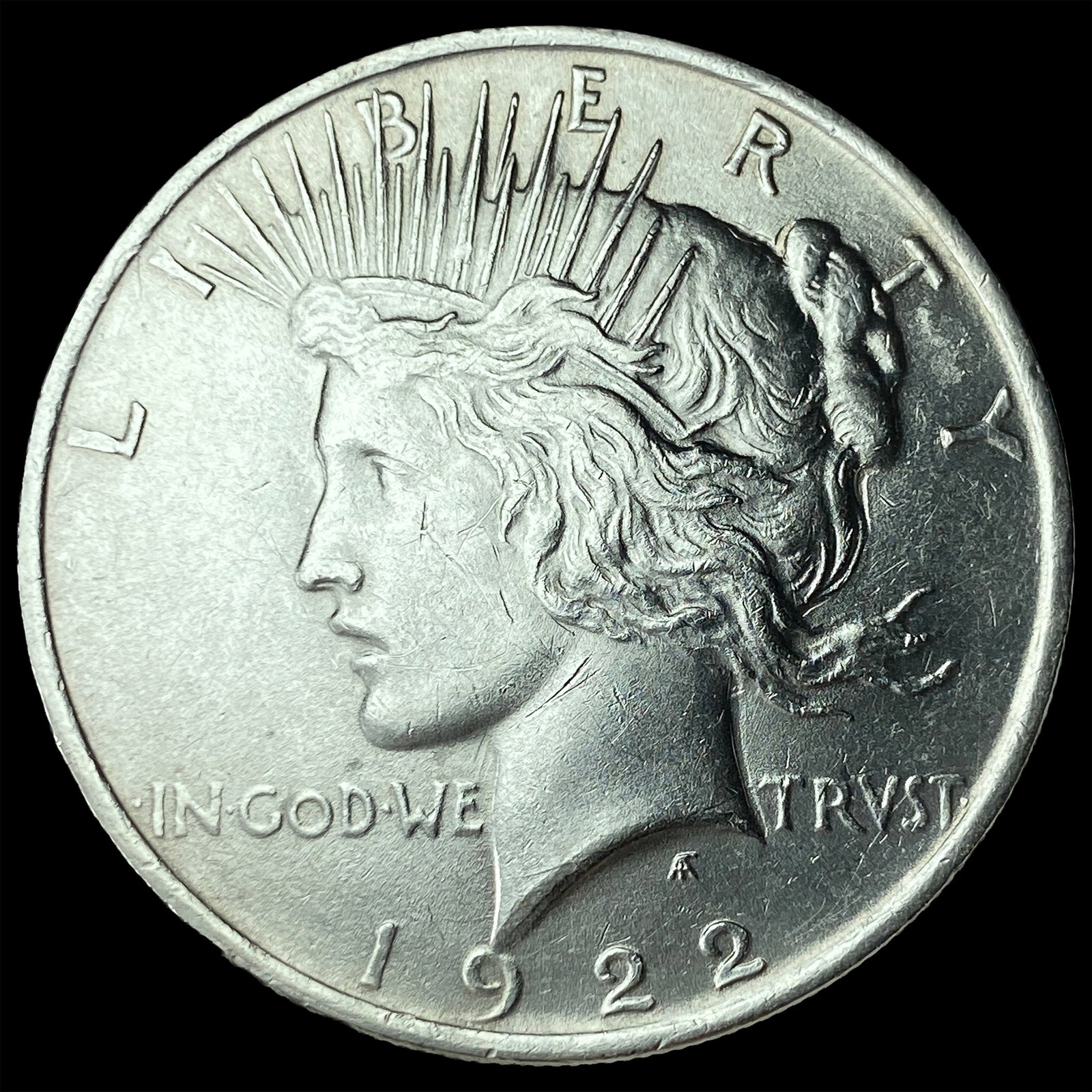 1922 Silver Peace Dollar CHOICE BU