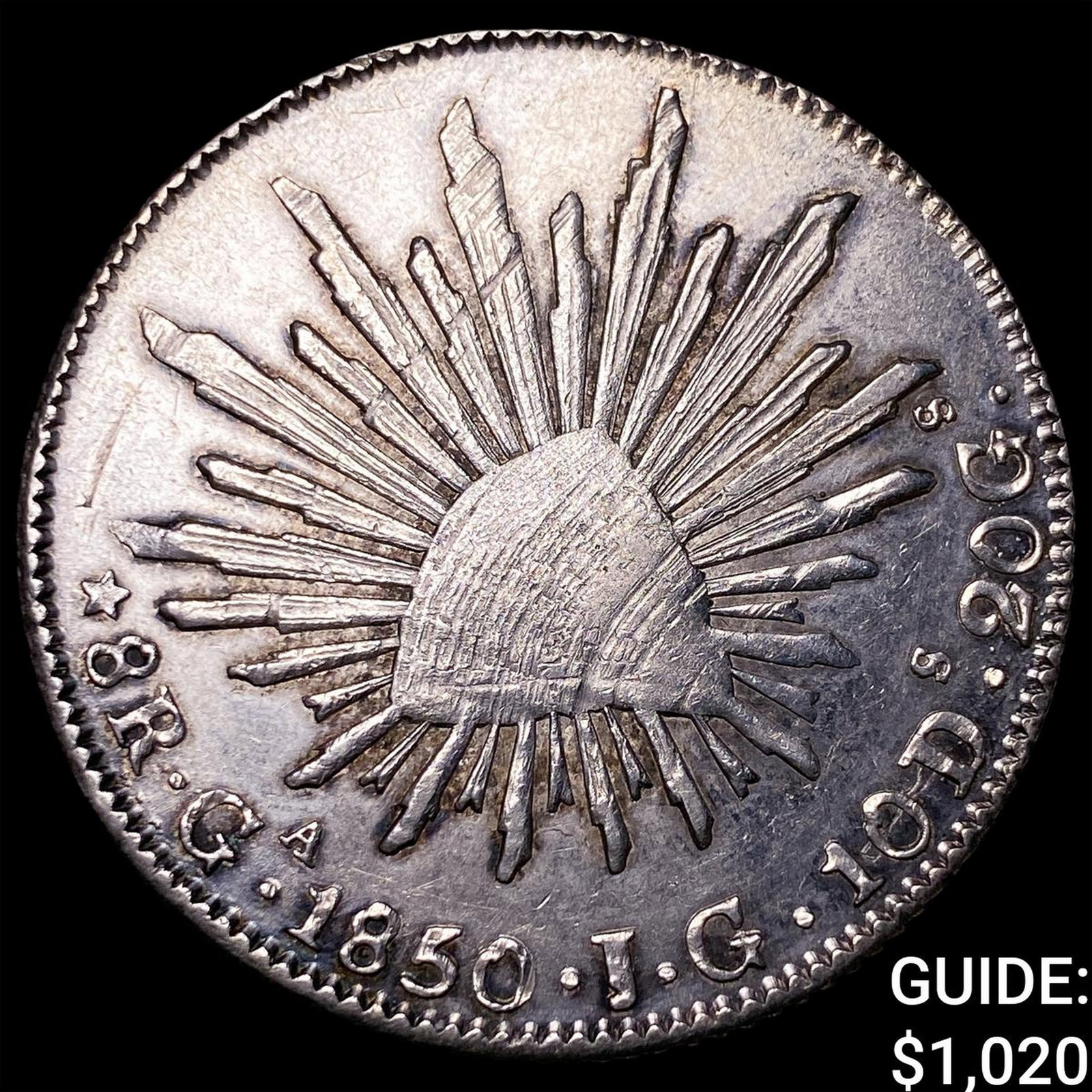1850 GaJG Mexico Silver 8 Reales .7859oz ASW (1 of 2)