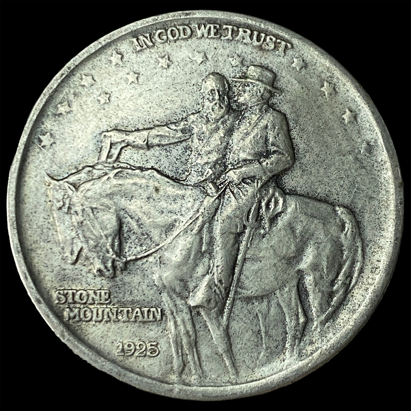 1925 Stone Mountain Silver Half Dollar CLOSELY UNCIRCULATED