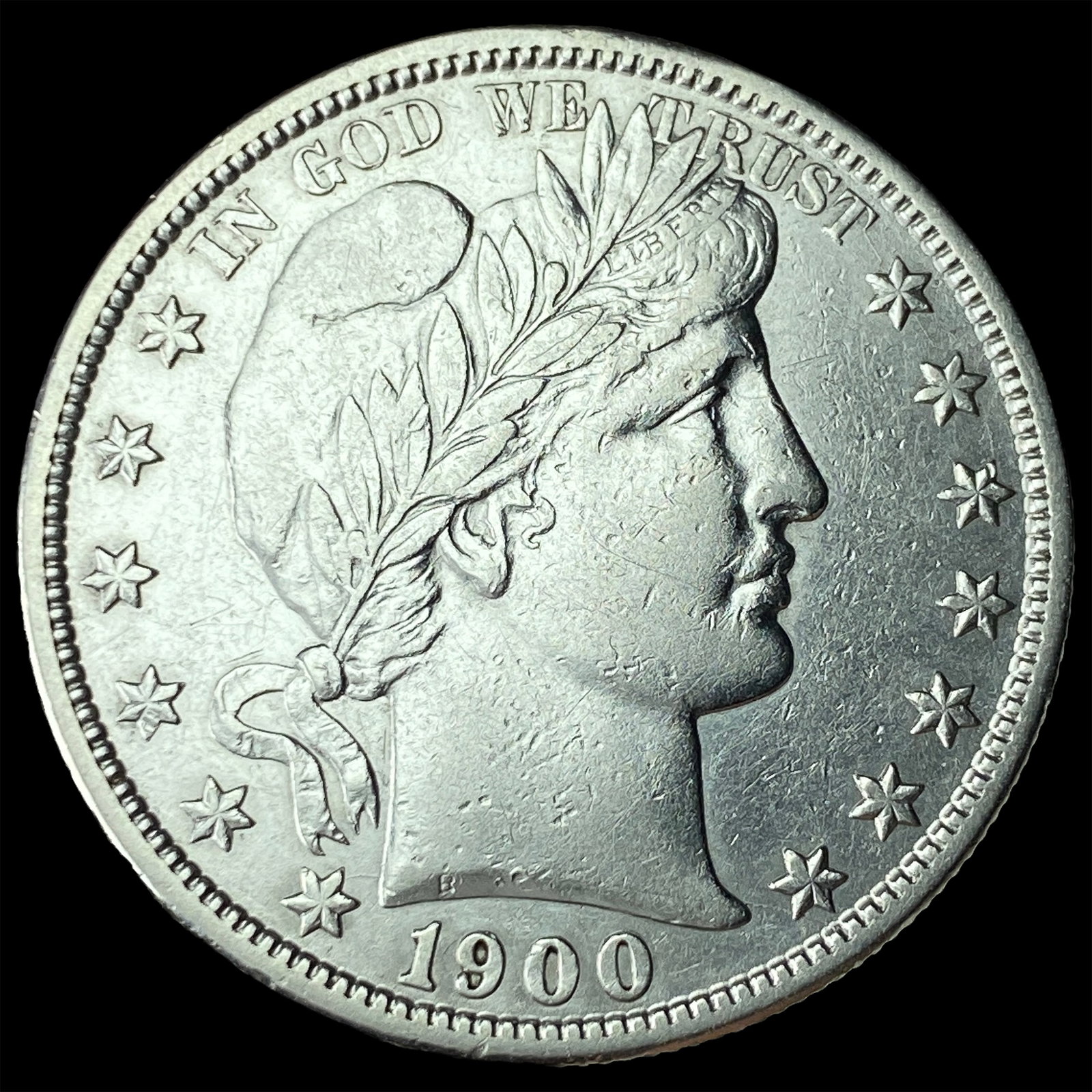 1900-S Silver Barber Half Dollar UNCIRCULATED