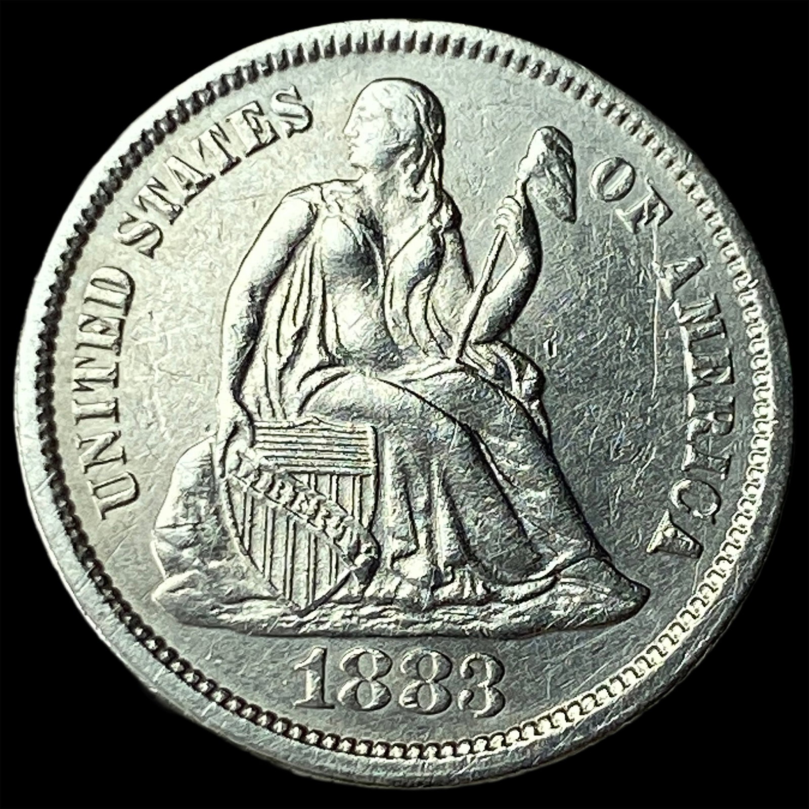 1883 Seated Liberty Dime UNCIRCULATED