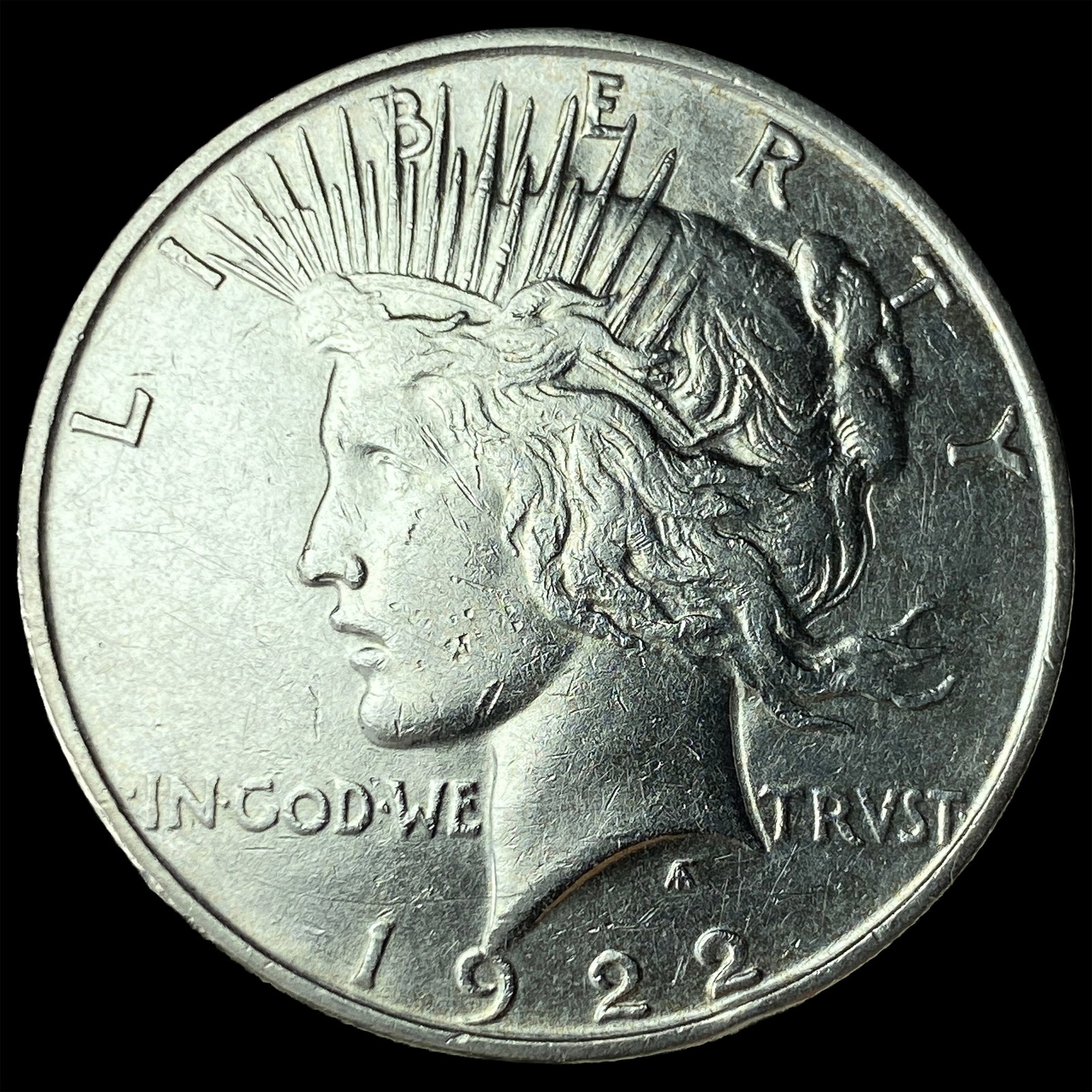 1922 Peace Silver Dollar CHOICE BU (1 of 2)