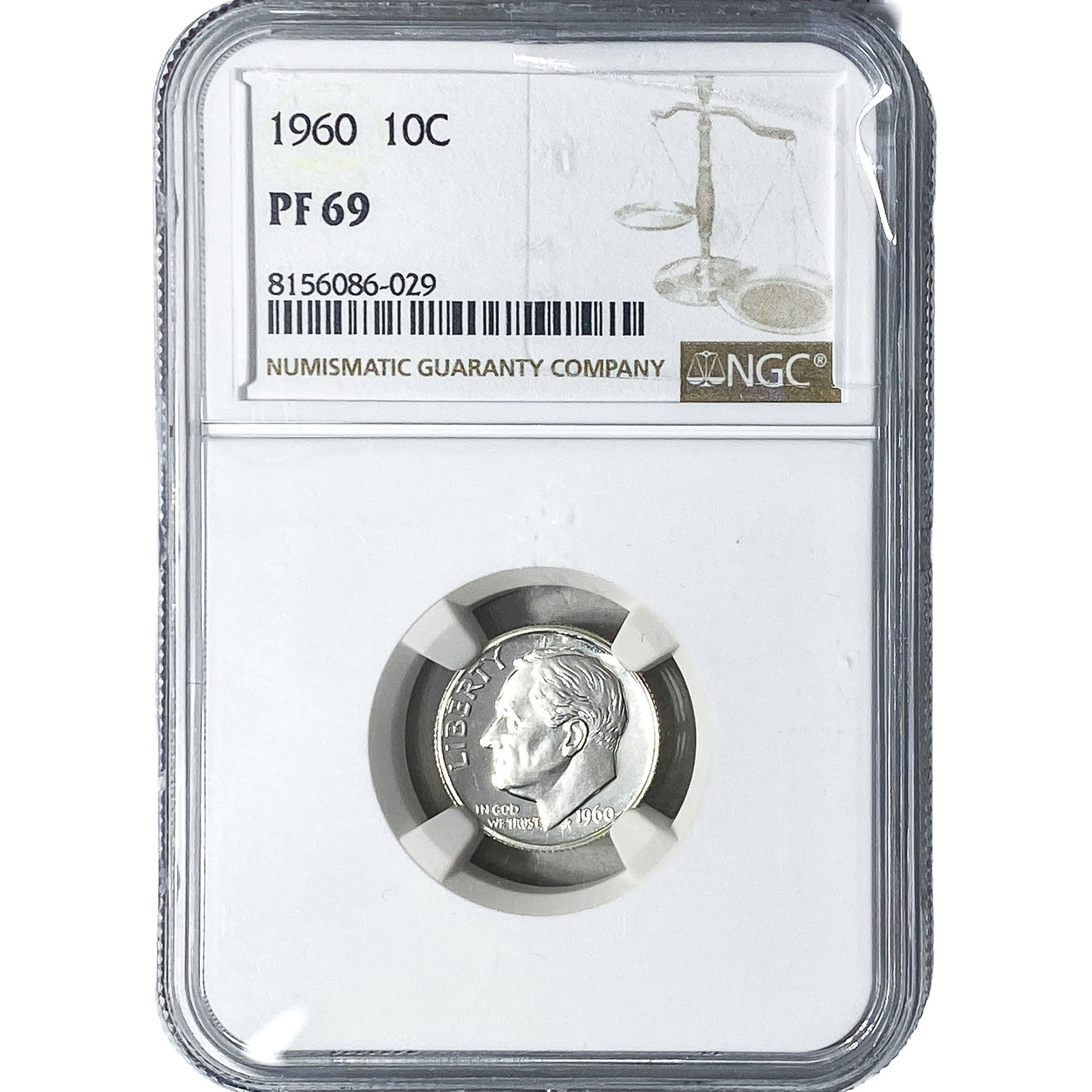 1960 Roosevelt Dime NGC PF69 (1 of 2)