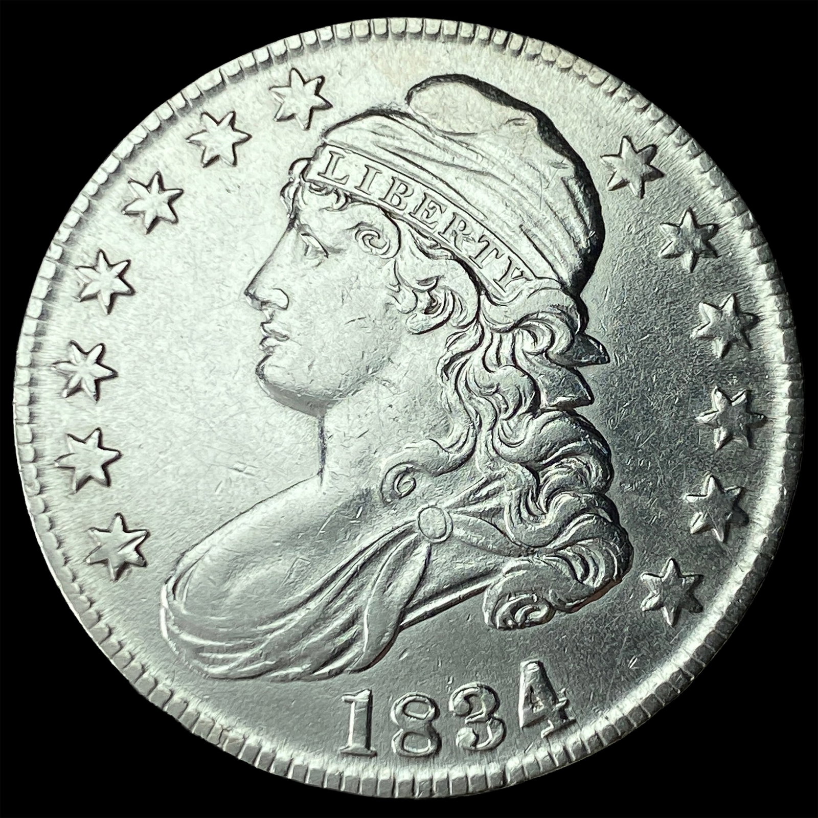 1834 Capped Bust Half Dollar UNCIRCULATED