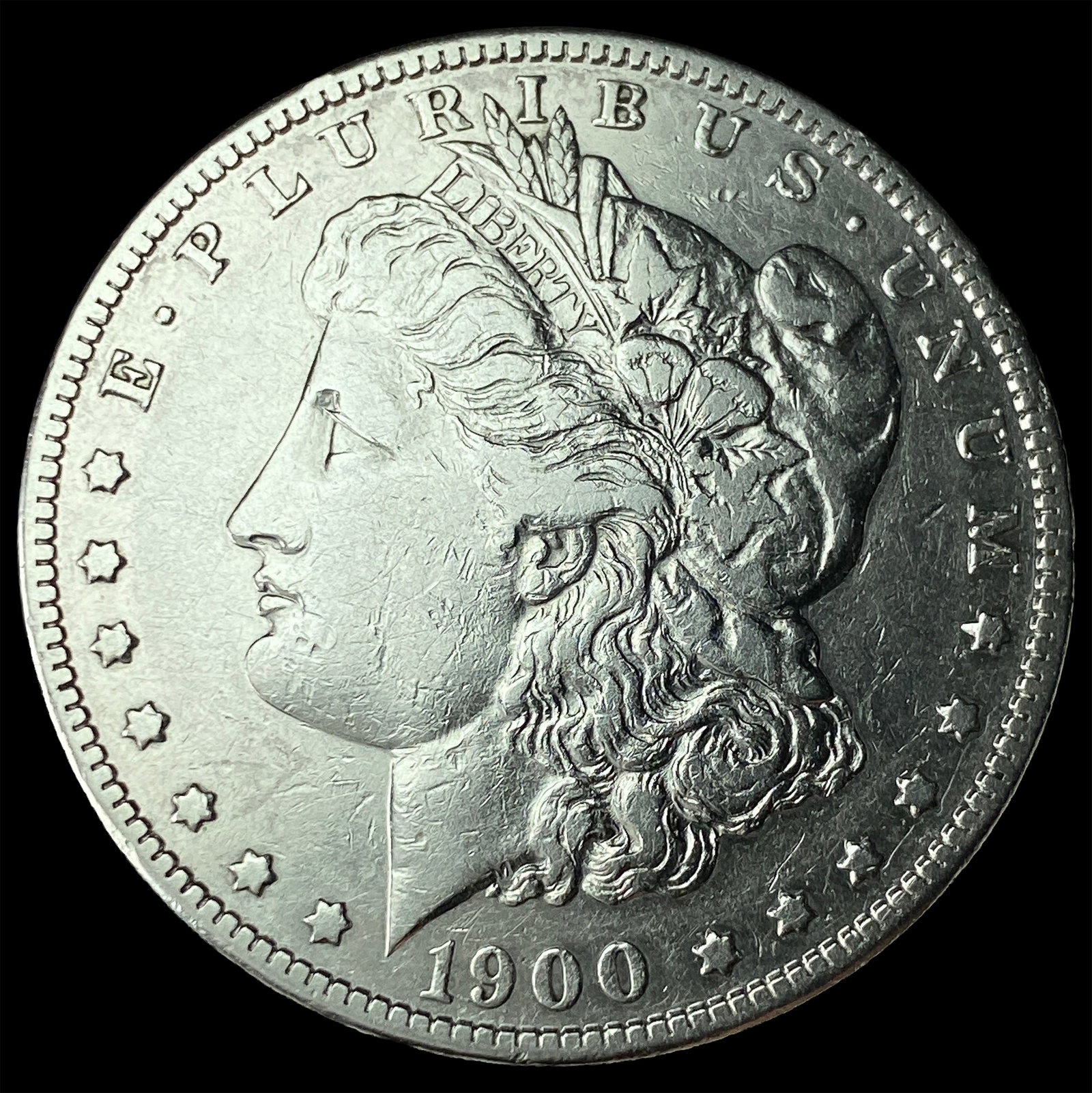 1900-S Silver Morgan Dollar NEARLY UNCIRCULATED
