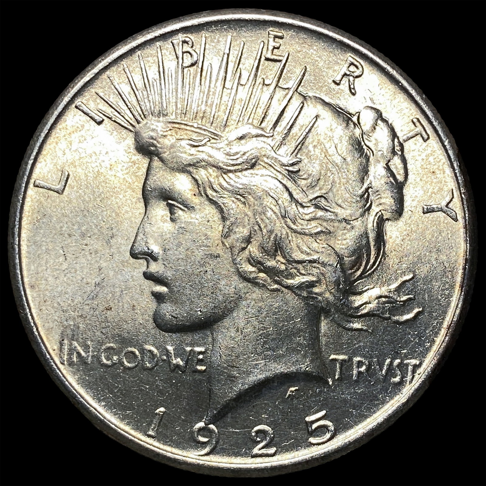 1925 Silver Peace Dollar GEM BU (1 of 2)