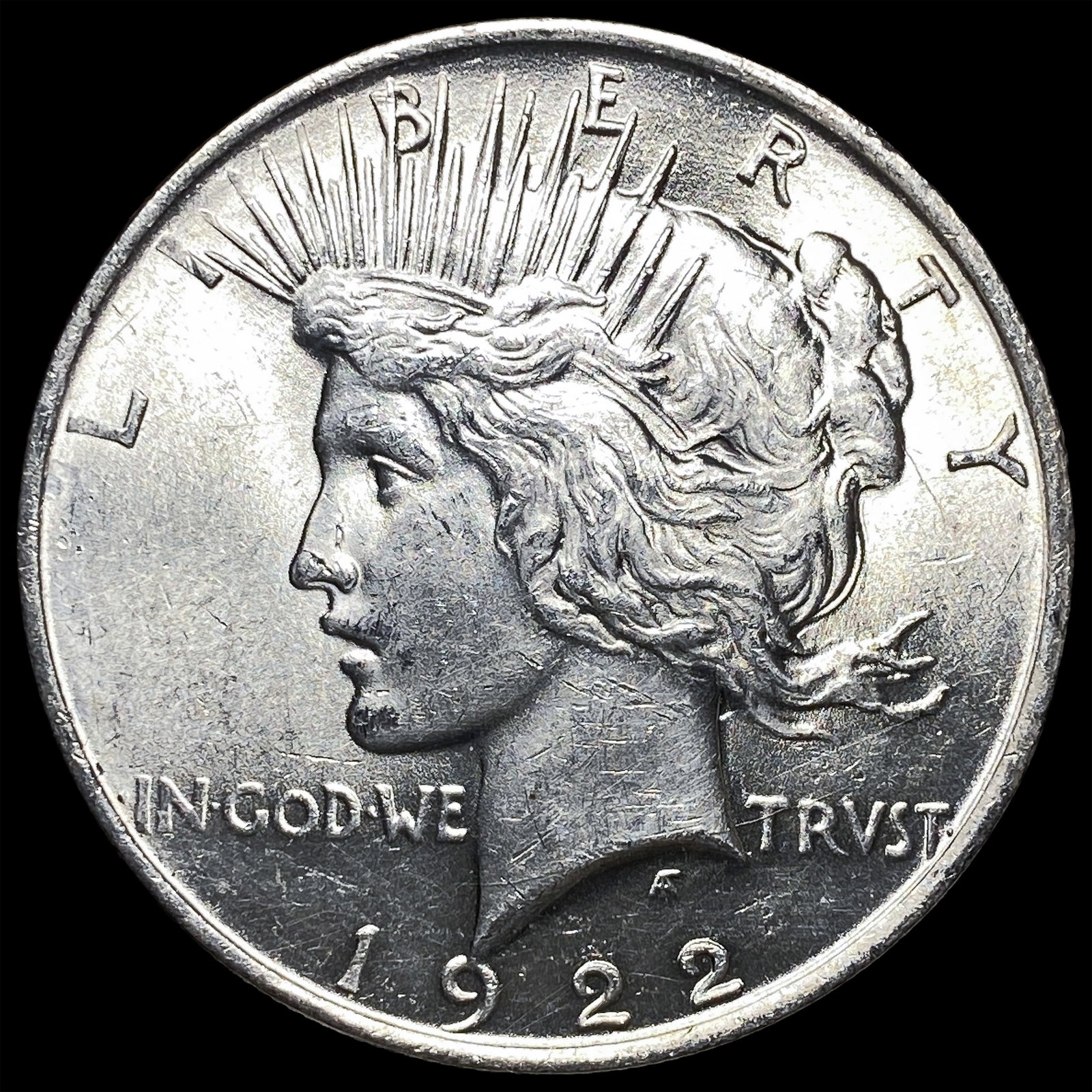 1922 Silver Peace Dollar CHOICE BU