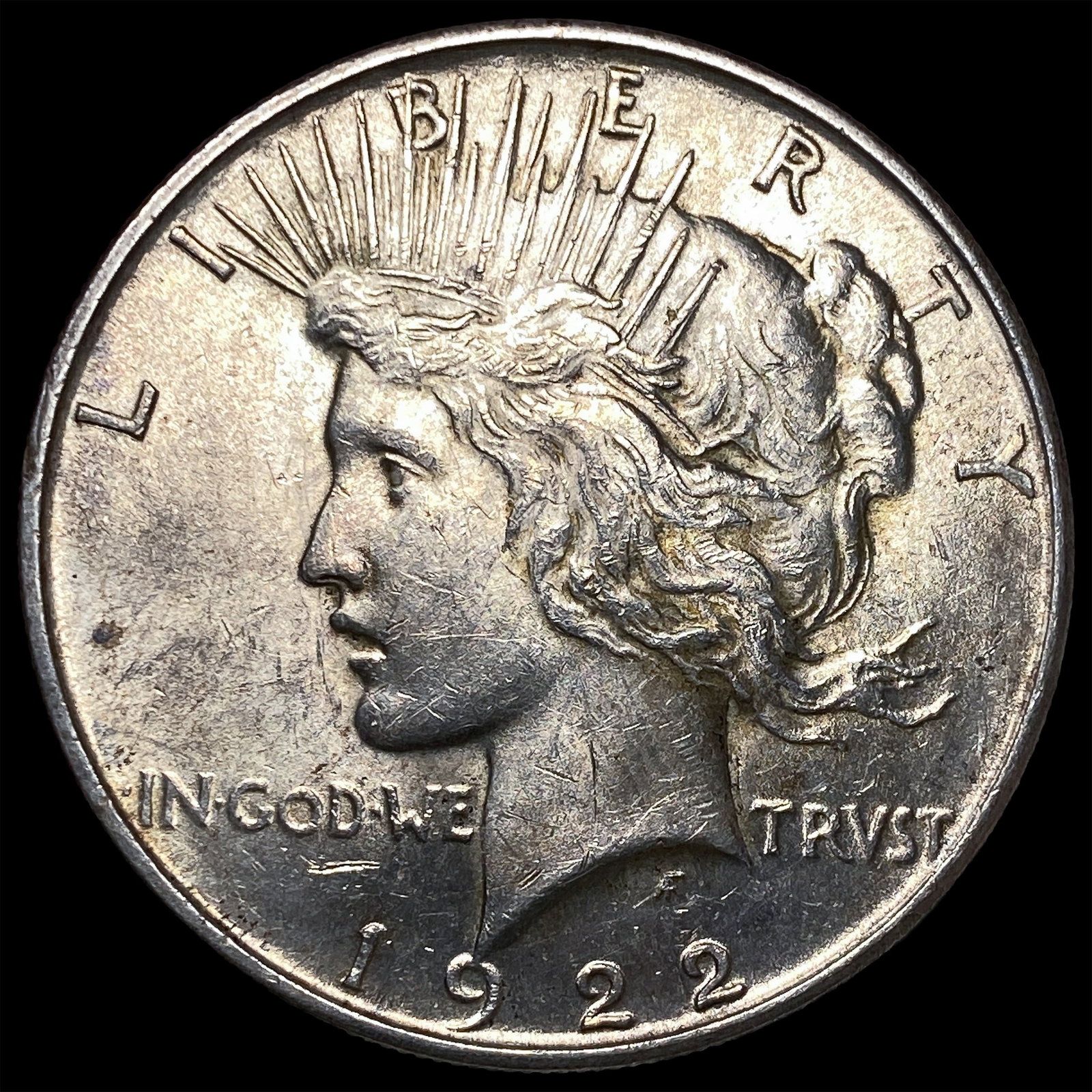 1922 Silver Peace Dollar CHOICE BU (1 of 2)