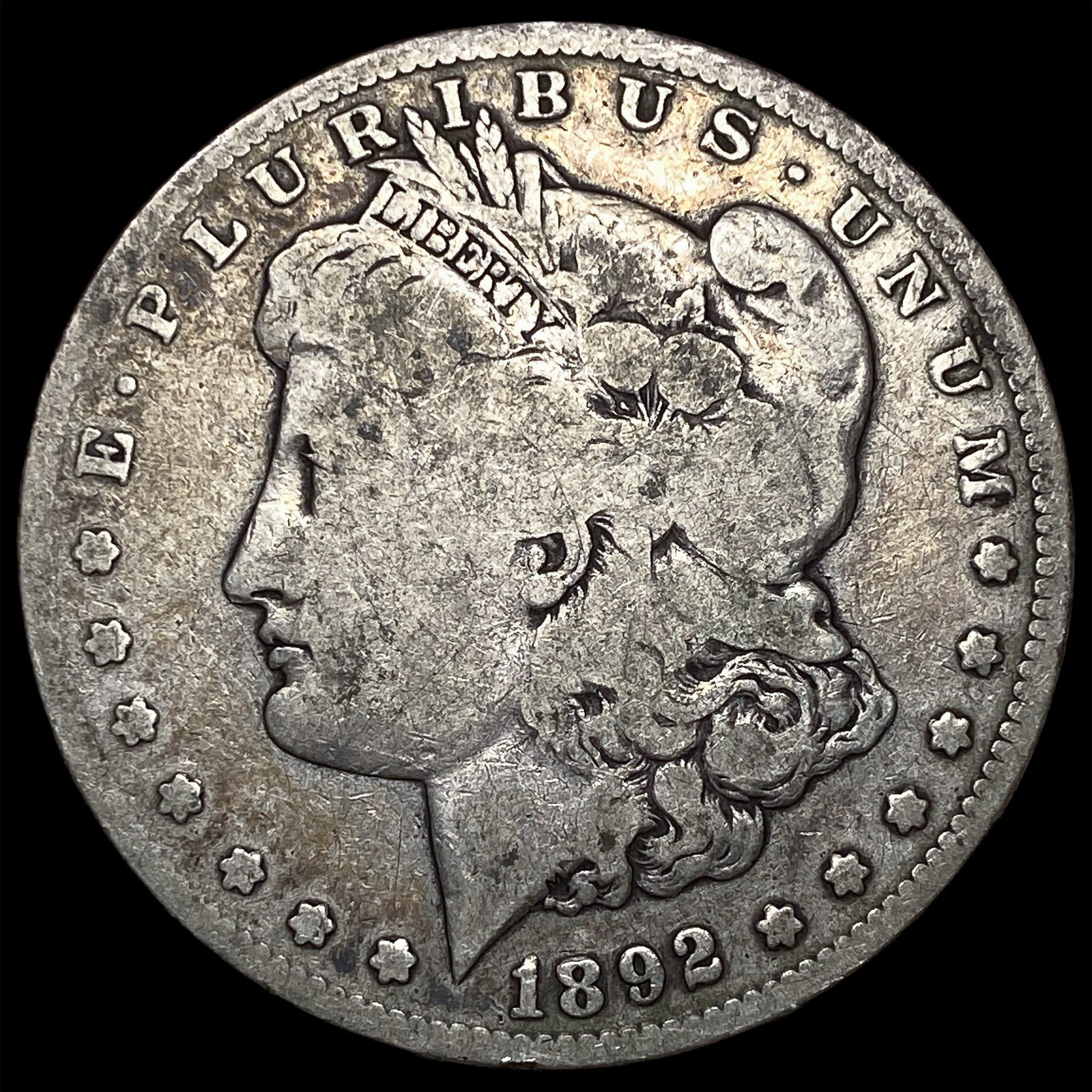 1892 Silver Morgan Dollar LIGHTLY CIRCULATED (1 of 2)