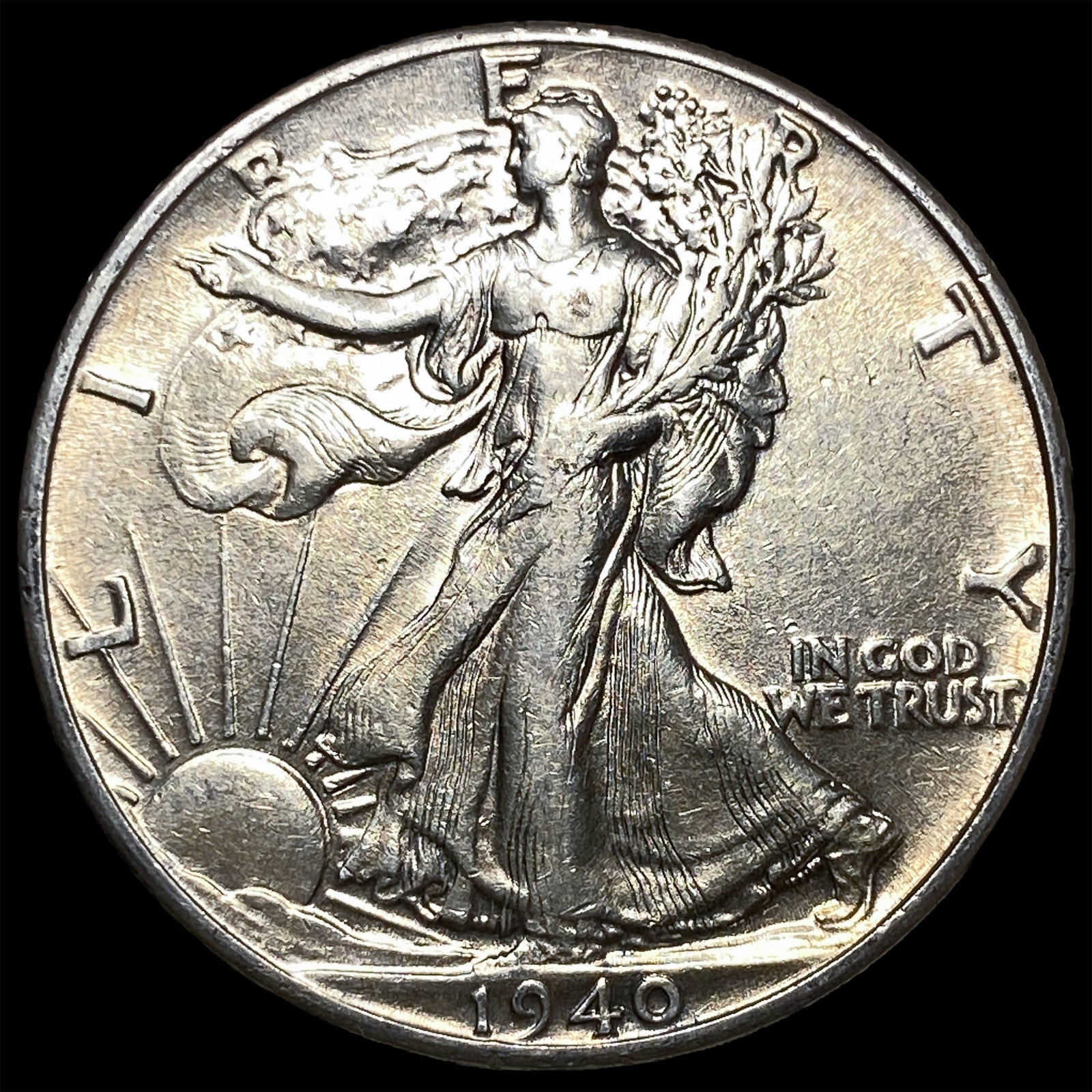 1940 Silver Half Dollar Walking Liberty UNCIRCULATED (1 of 2)