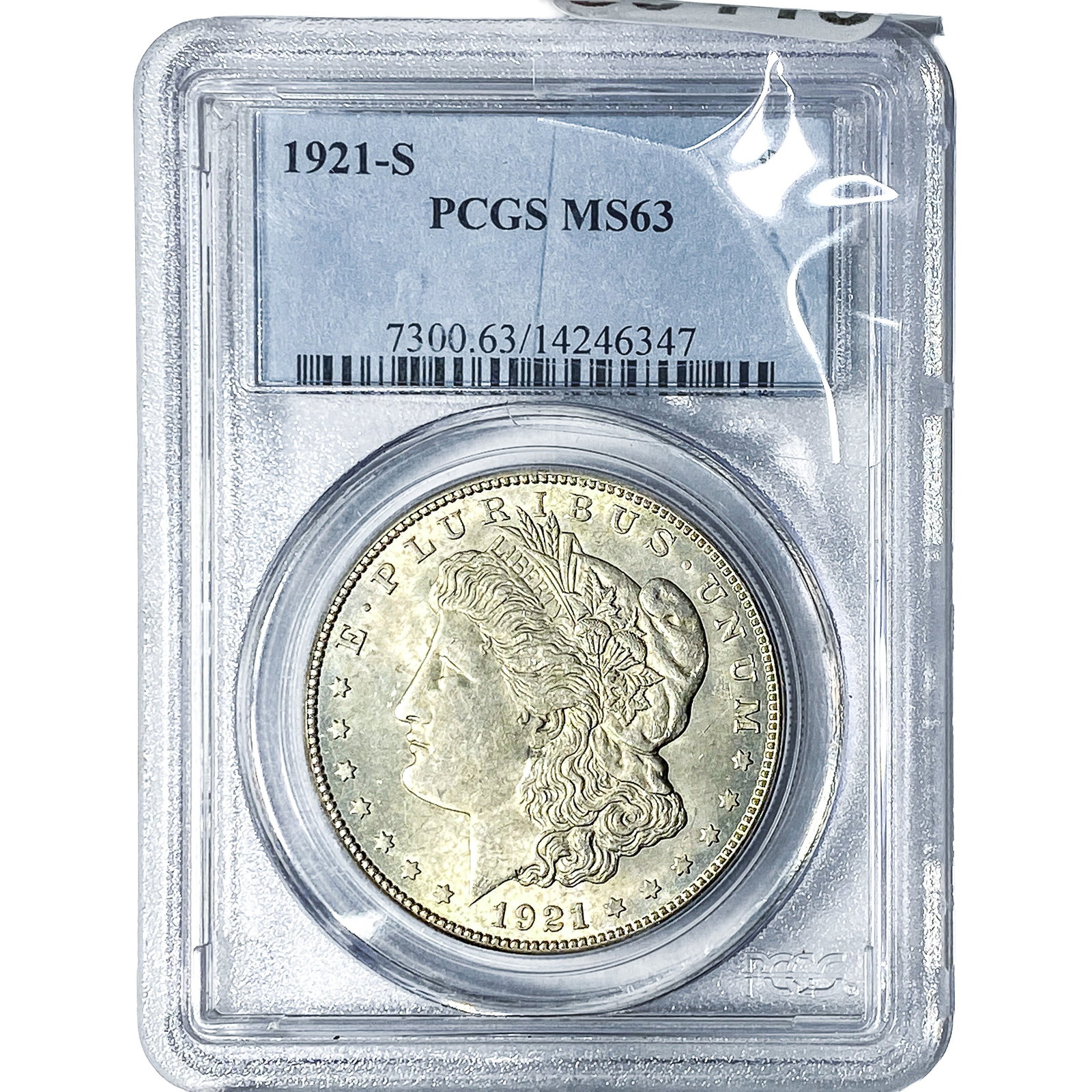 1921-S Morgan Silver Dollar PCGS MS63