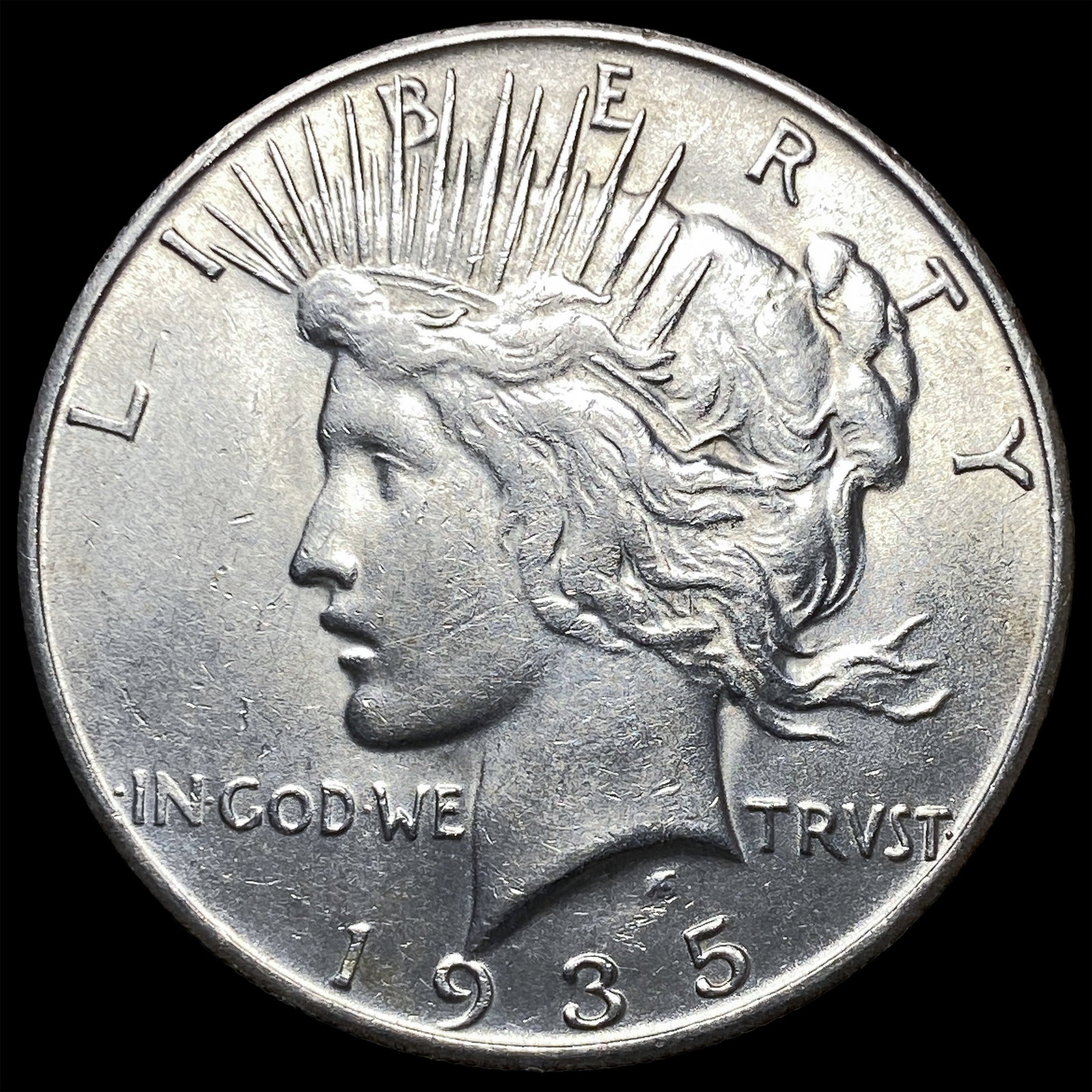 1935-S Silver Peace Dollar UNCIRCULATED (1 of 2)