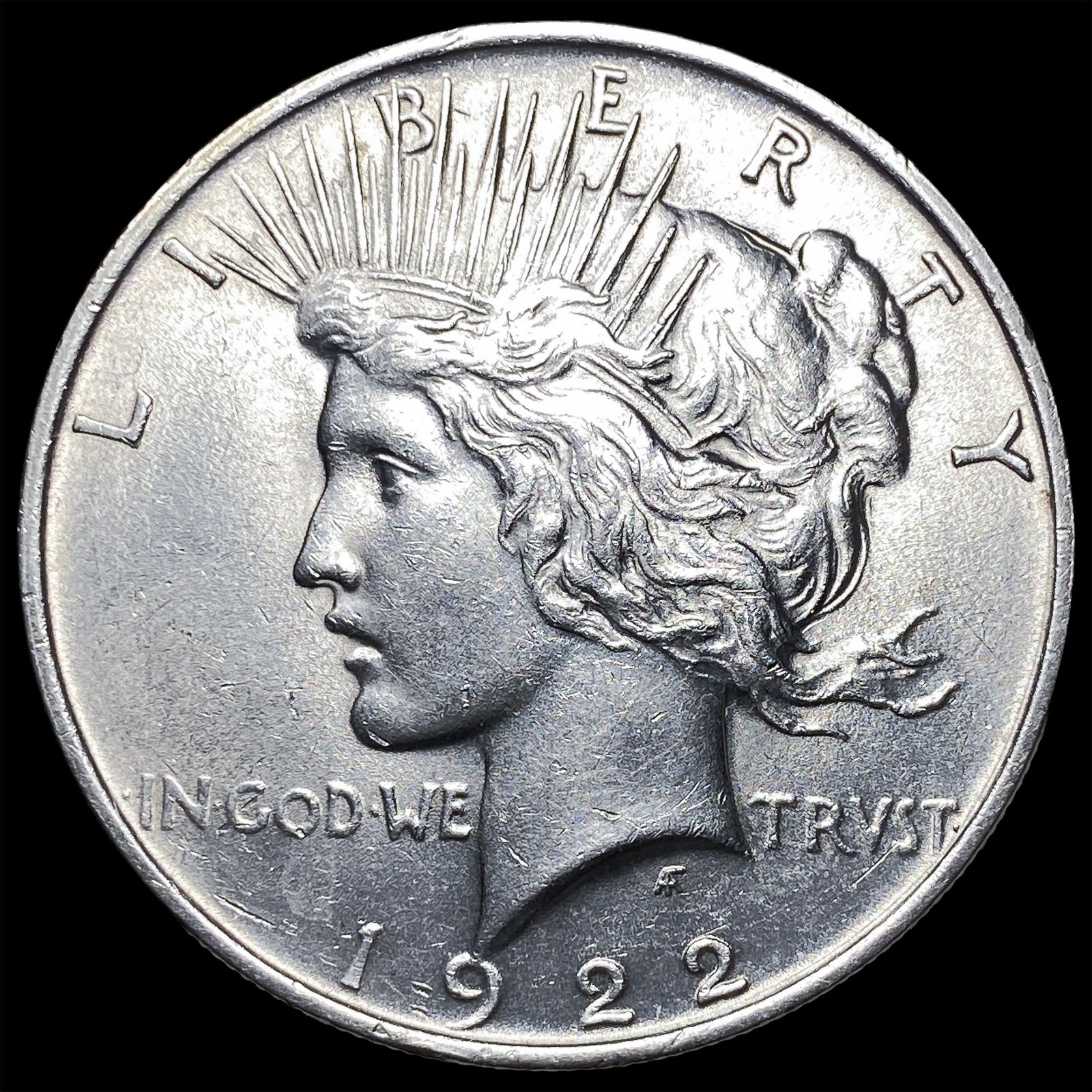 1922 Silver Peace Dollar GEM BU (1 of 2)