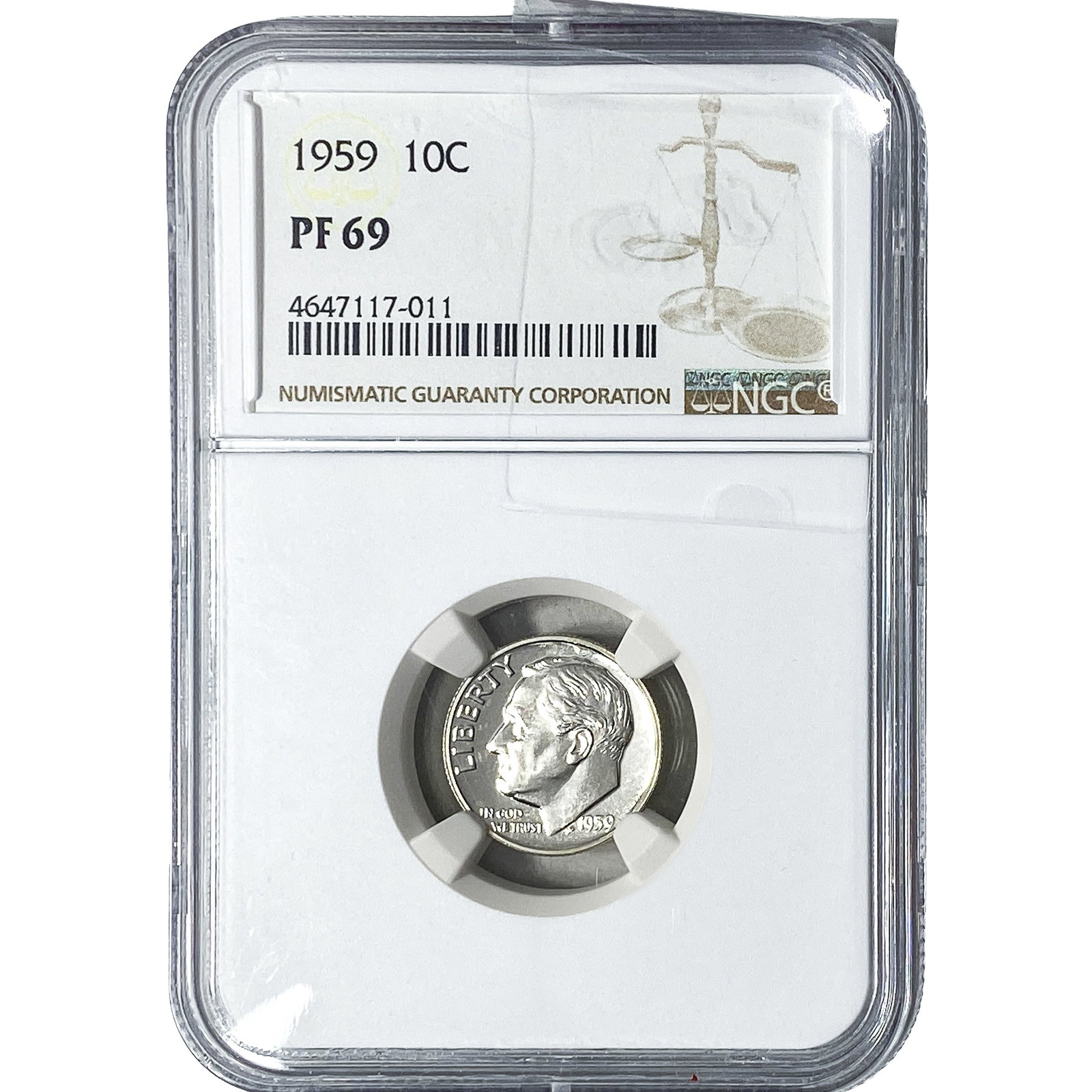 1959 Roosevelt Dime NGC PF69 (1 of 2)