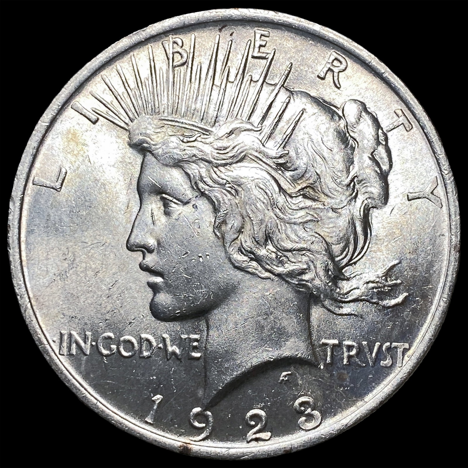 1923 Silver Peace Dollar CHOICE BU