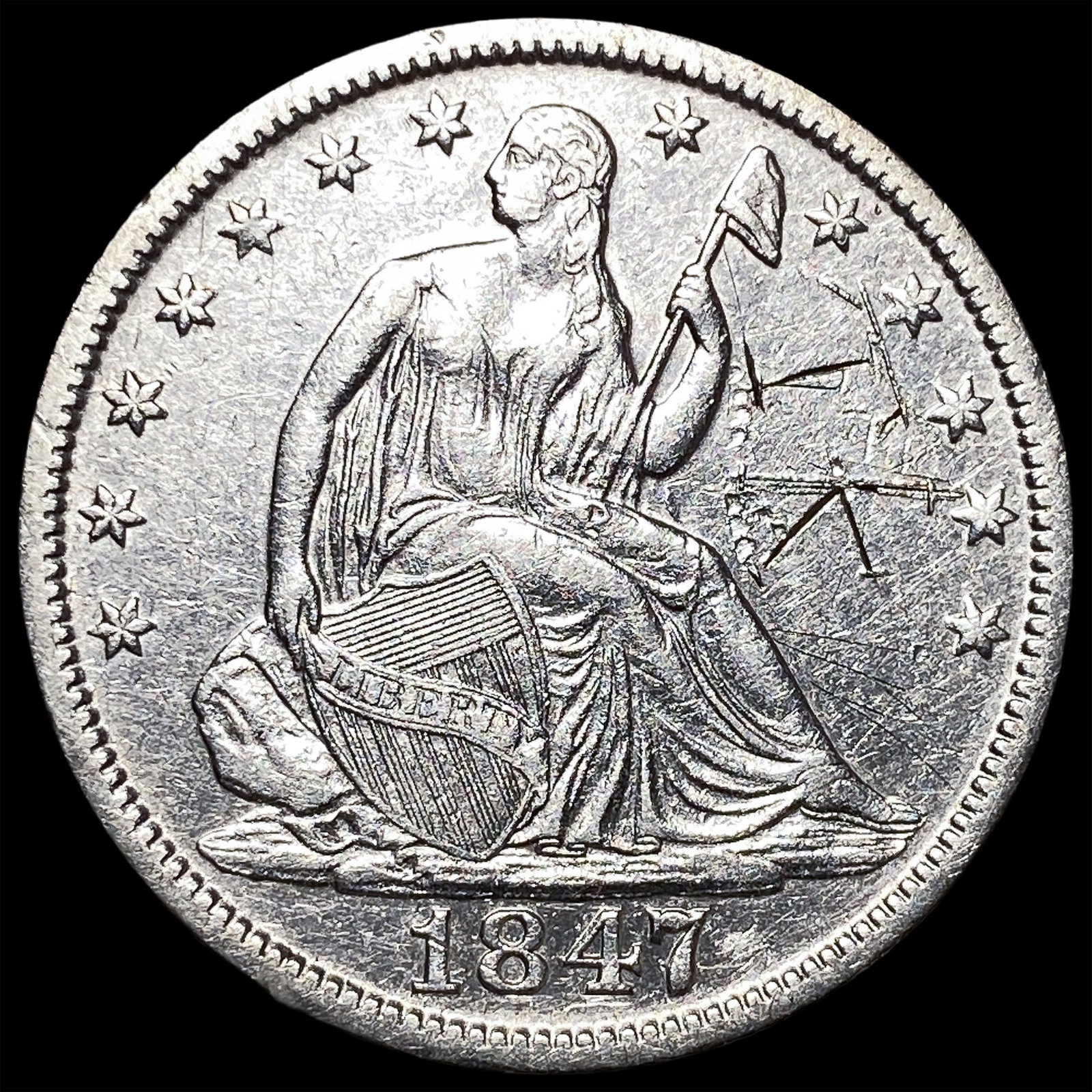 1847-O Silver Half Dollar HIGH GRADE (1 of 2)