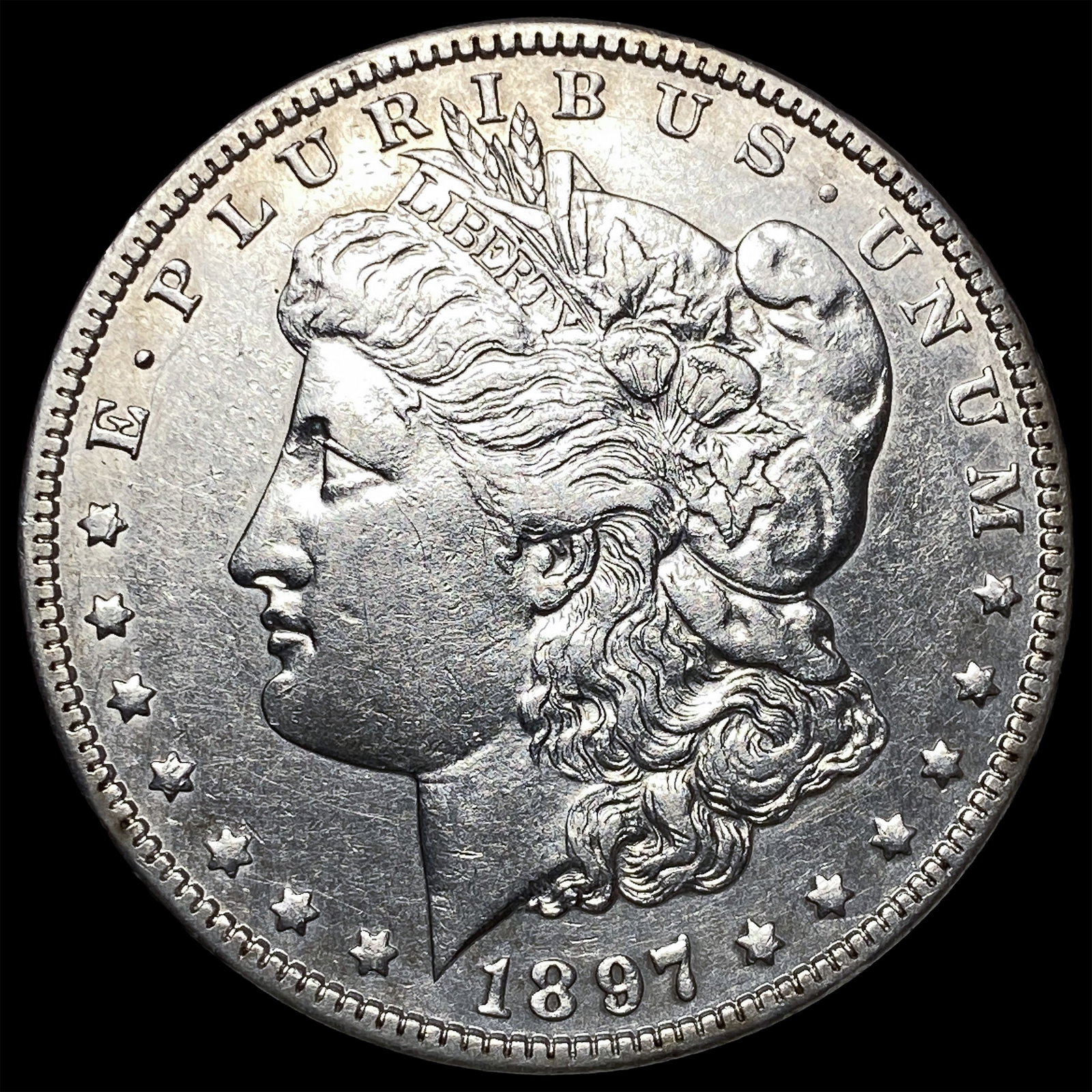 1897-O Silver Morgan Dollar CHOICE AU