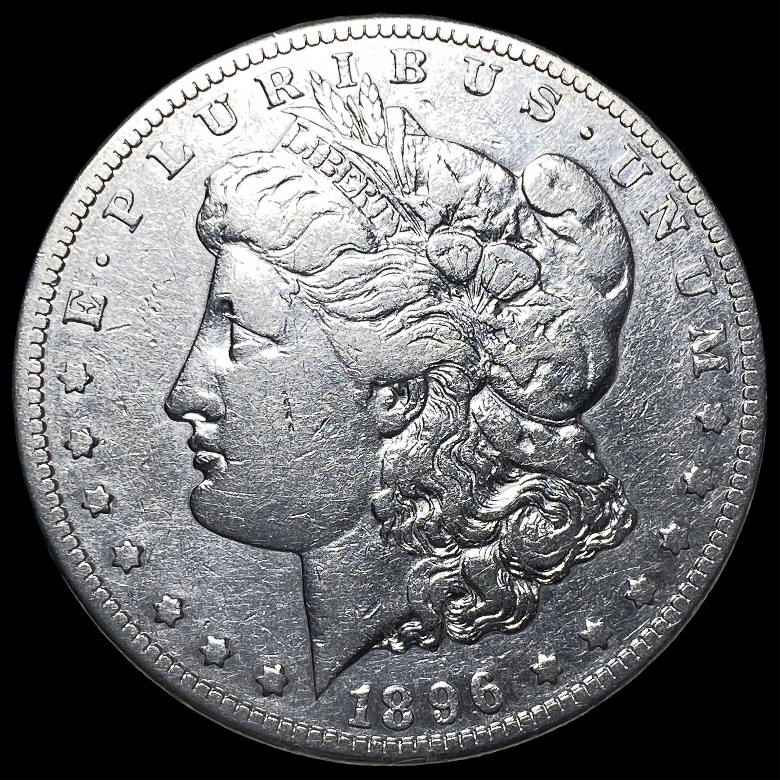 1896-S Silver Morgan Dollar CLOSELY UNCIRCULATED: 1896-S Silver Morgan Dollar CLOSELY UNCIRCULATED