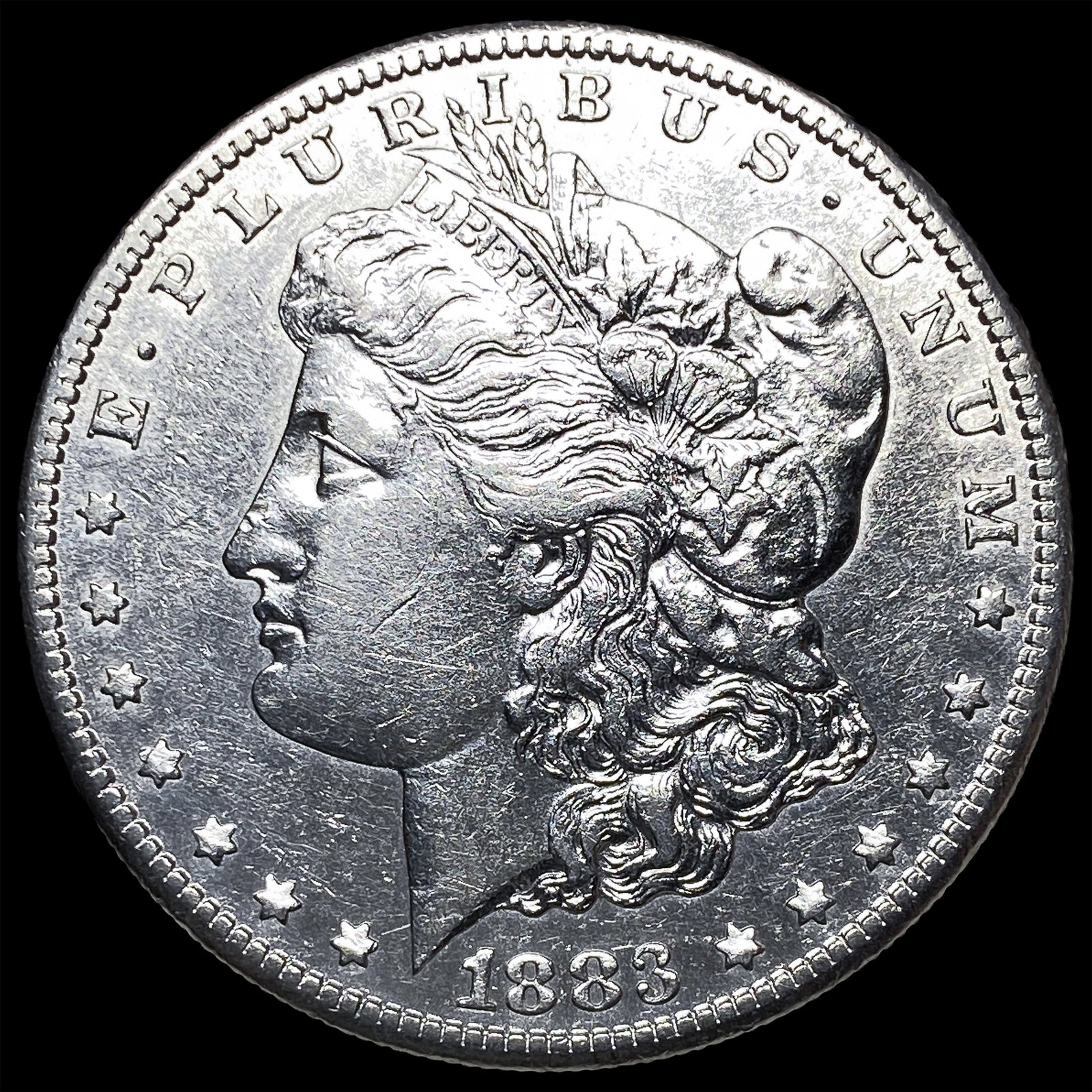 1883-S Silver Morgan Dollar CHOICE AU: 1883-S Silver Morgan Dollar CHOICE AU
