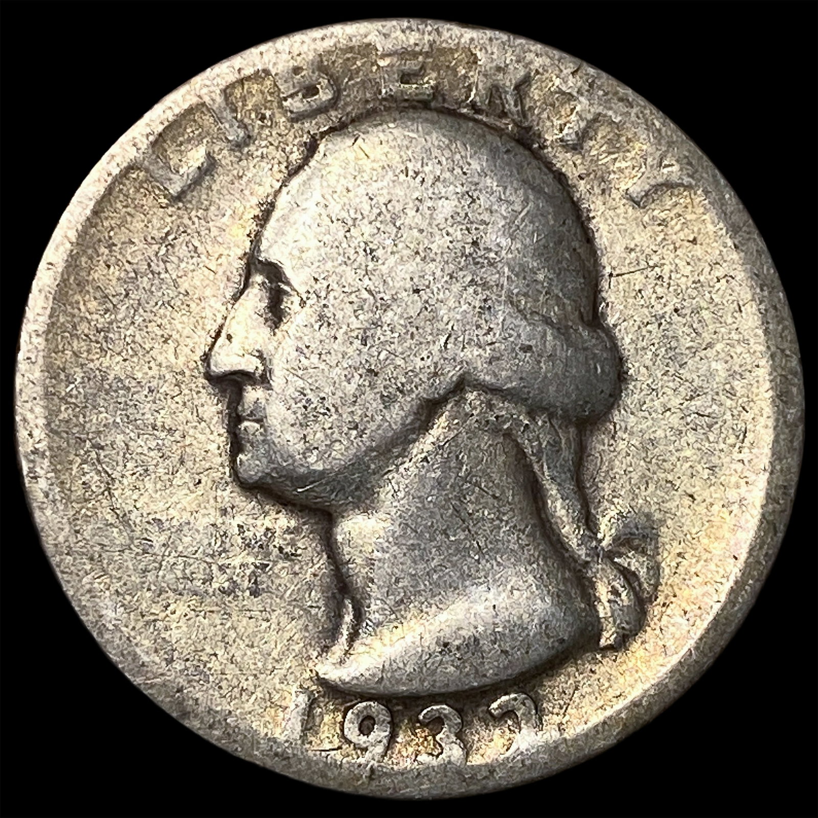 1932-D Silver Washington Quarter NICELY CIRCULATED: 1932-D Silver Washington Quarter NICELY CIRCULATED