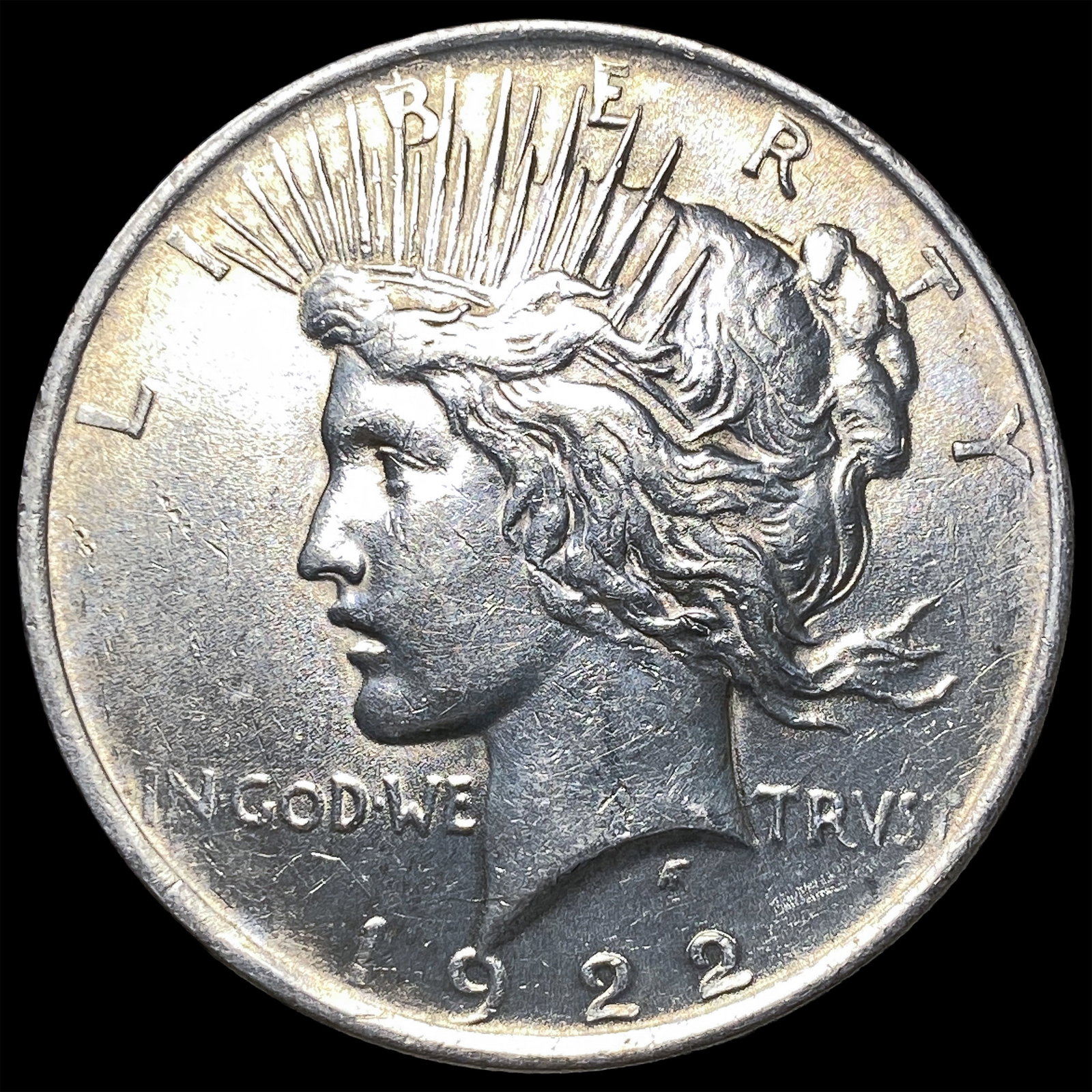 1922 Silver Peace Dollar GEM BU (1 of 2)